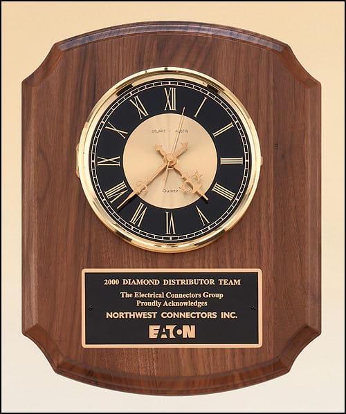 Wall Clock Plaque.