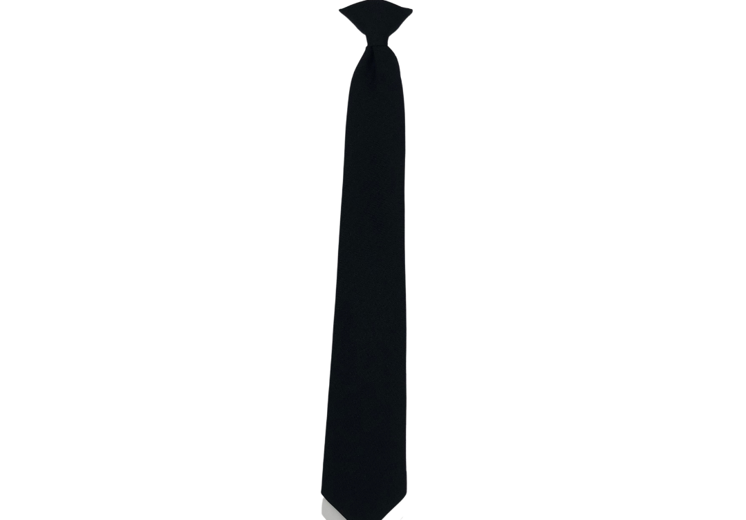 - Black Uniform Ties.