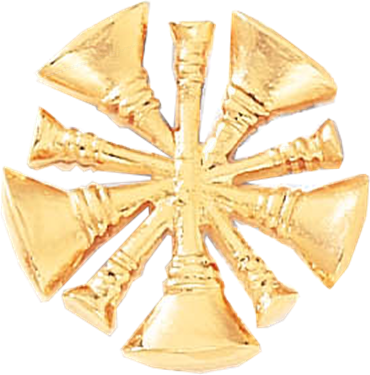 5 Cut Out Crossed Horns.