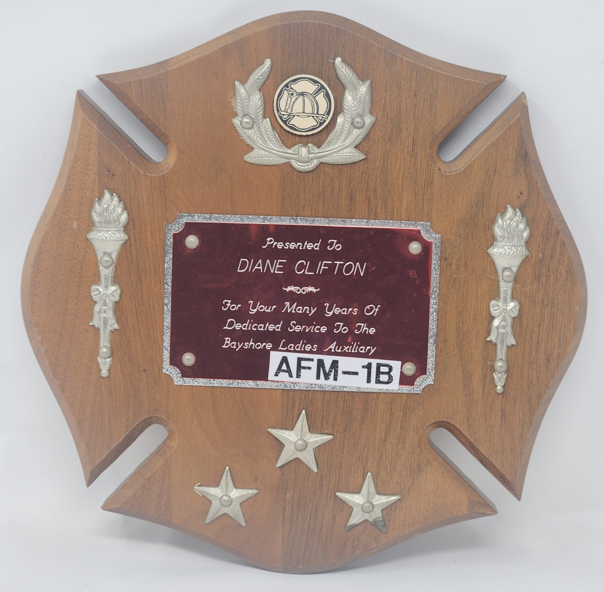 B - Medallion and Plate.