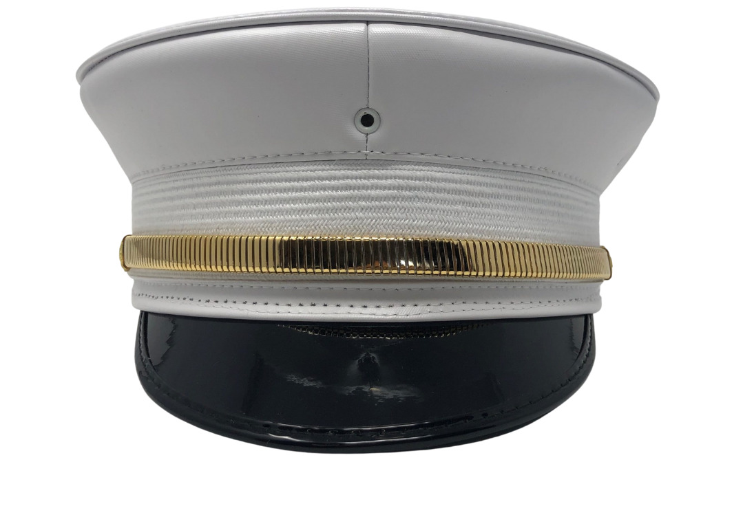 03-White - White Bell Cap Band.