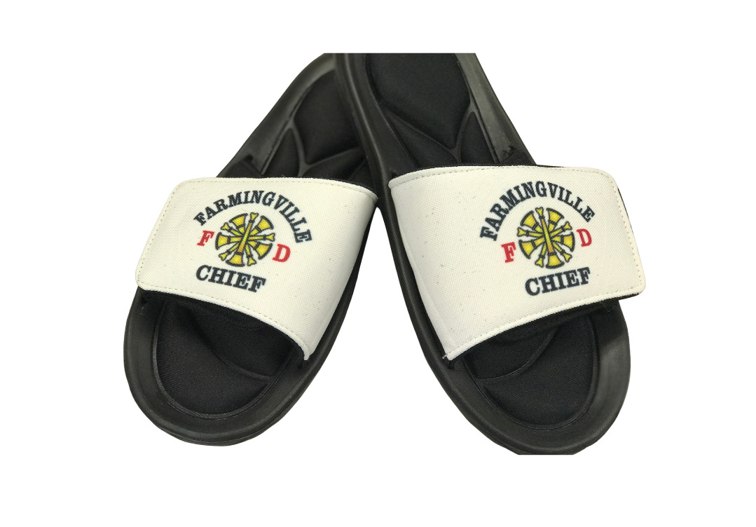 Sandals.