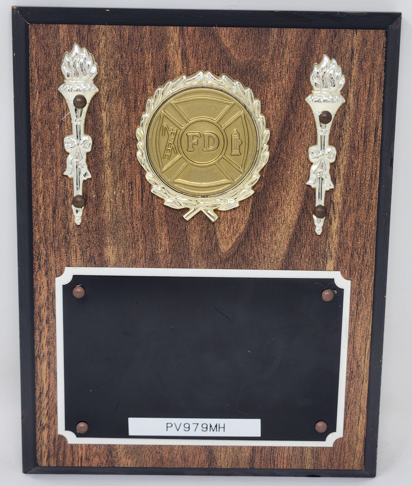 Medallion and Holder.