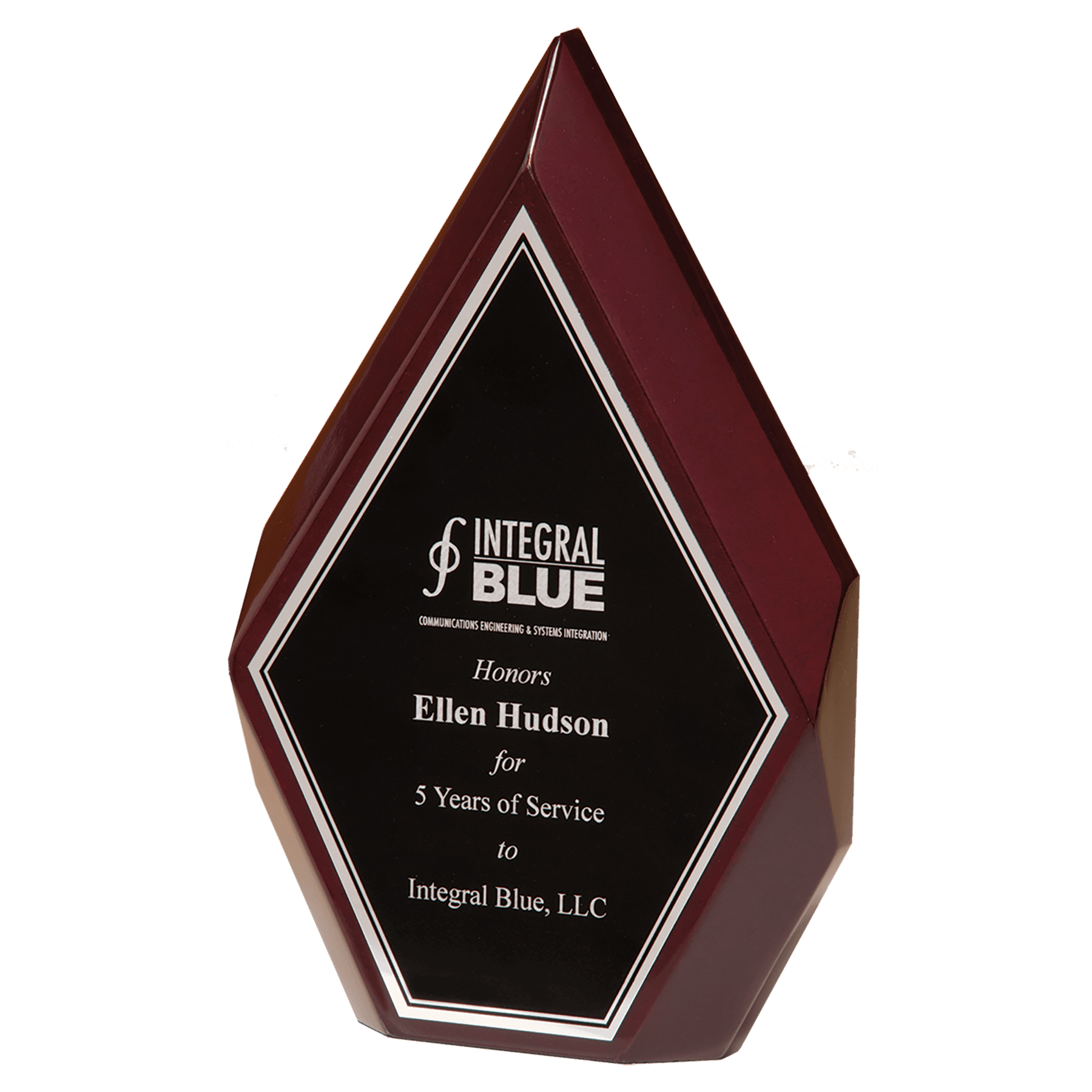 High Gloss Rosewood Diamond.