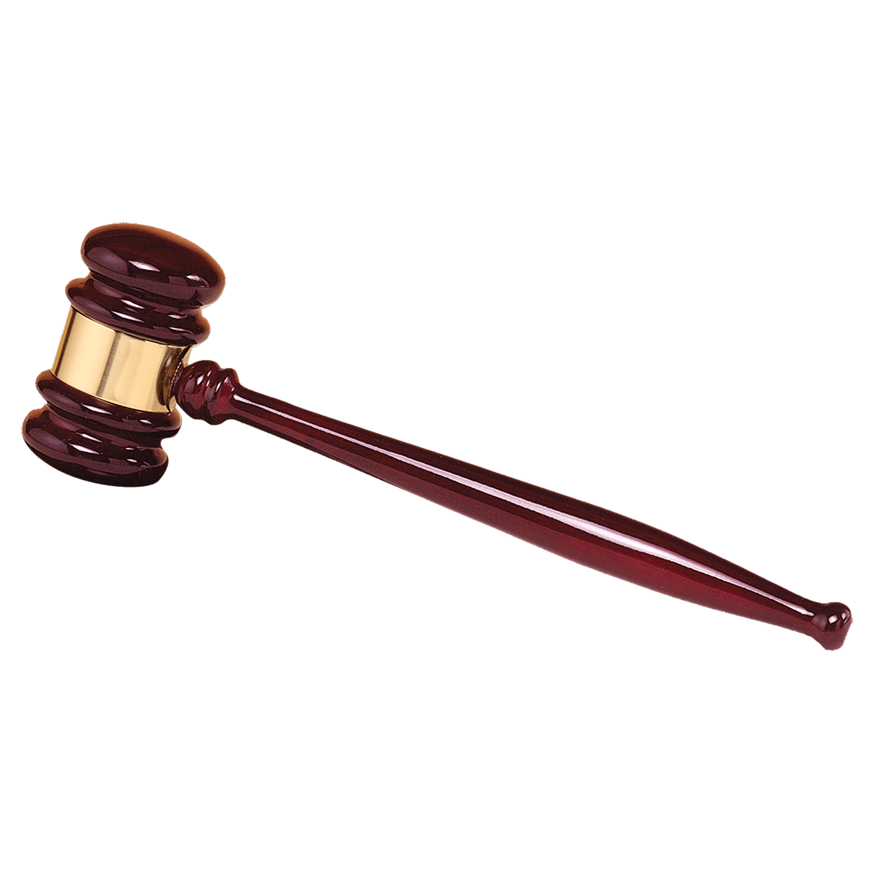 Rosewood Piano Finish Gavel.