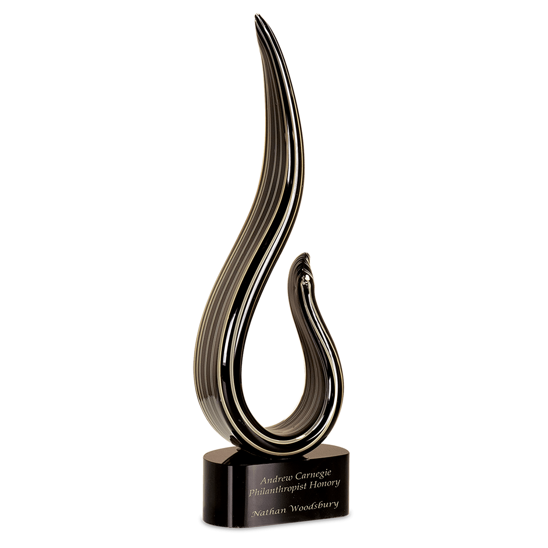 Black and Gold Curve.