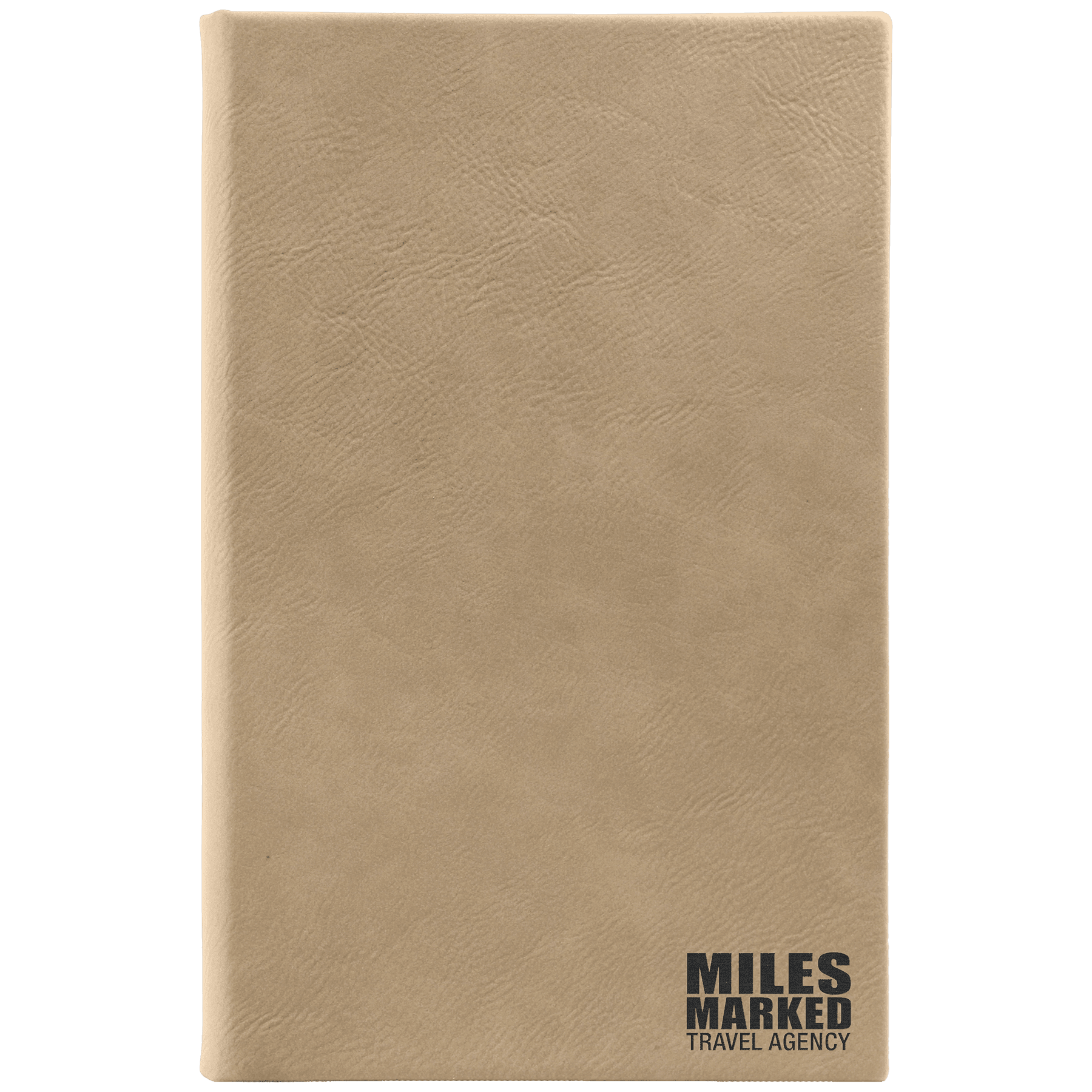 Leatherette 110 Page Bound Journal with Ribbon Bookmark.