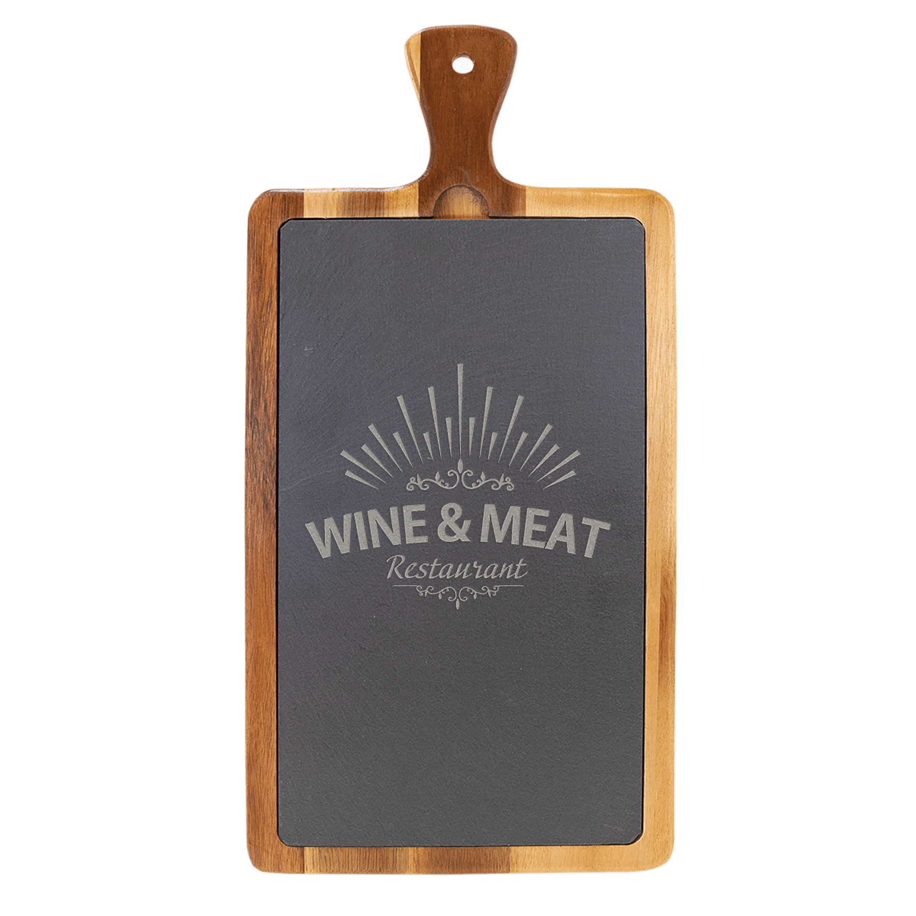 Acacia Wood/Slate Cutting Board.