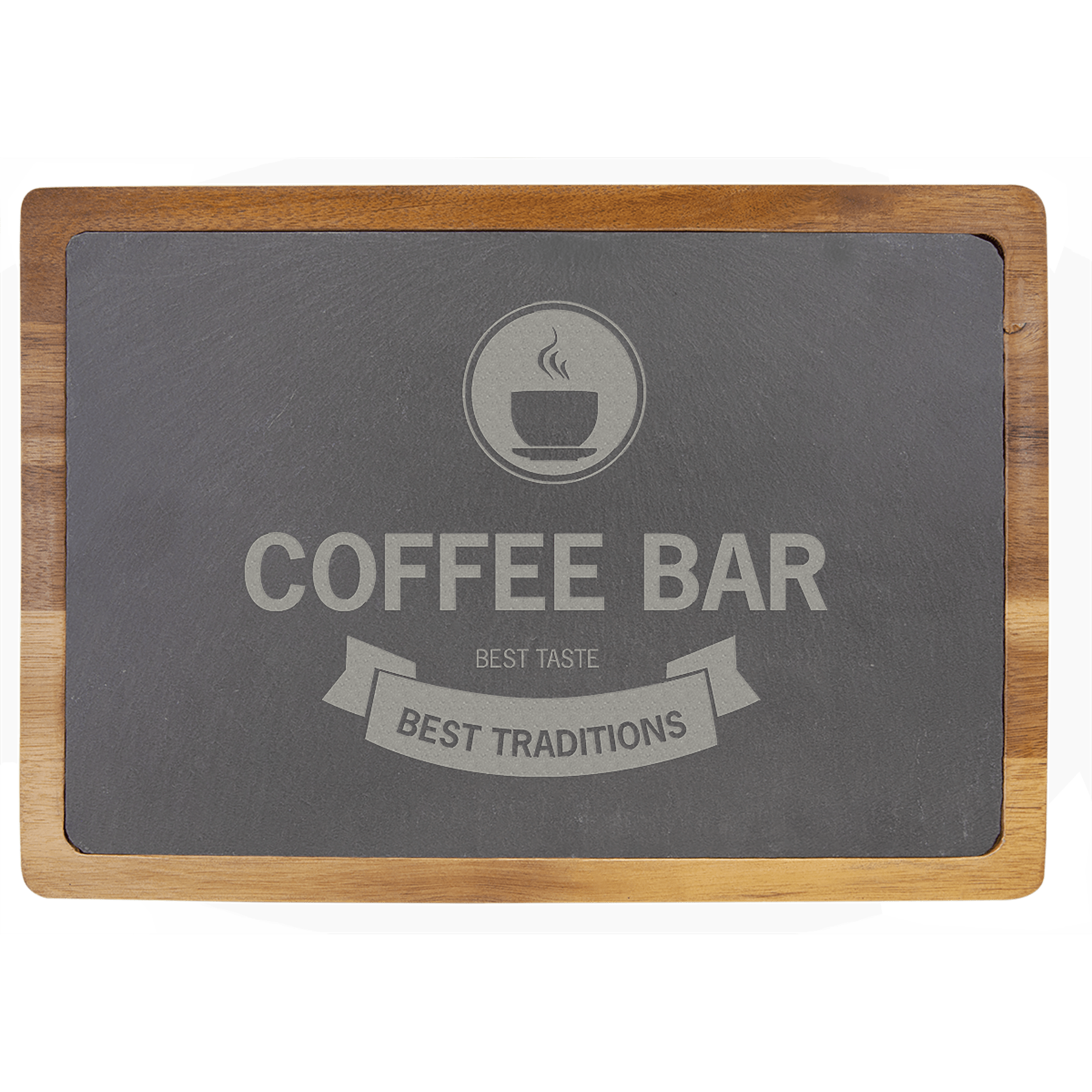 Acacia Wood/Slate Cutting Board.