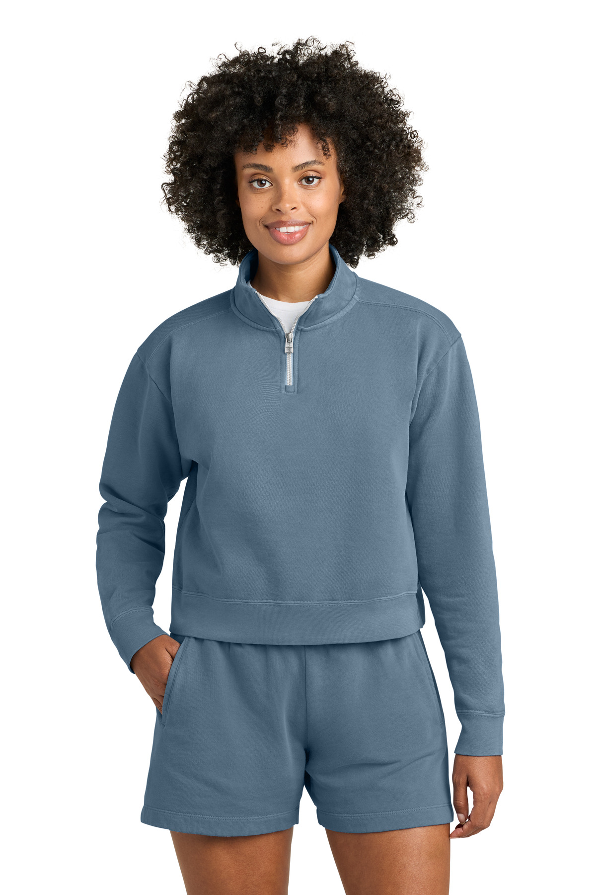 Comfort Colors ® Women's Mid-Length 1/4-Zip Sweatshirt 1580L