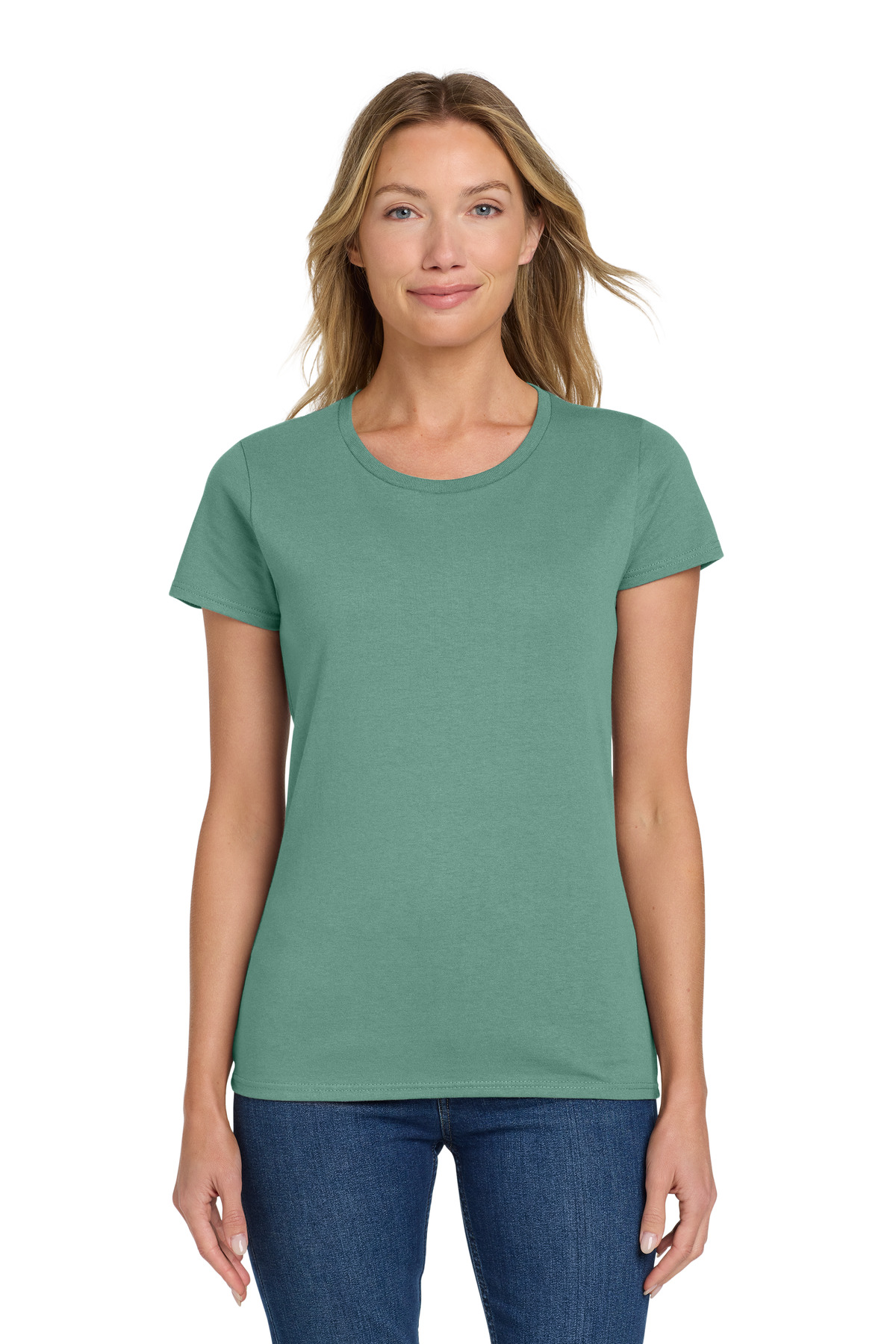 Gildan ® Women's Heavy Cotton 100% Cotton T-Shirt. 5000L
