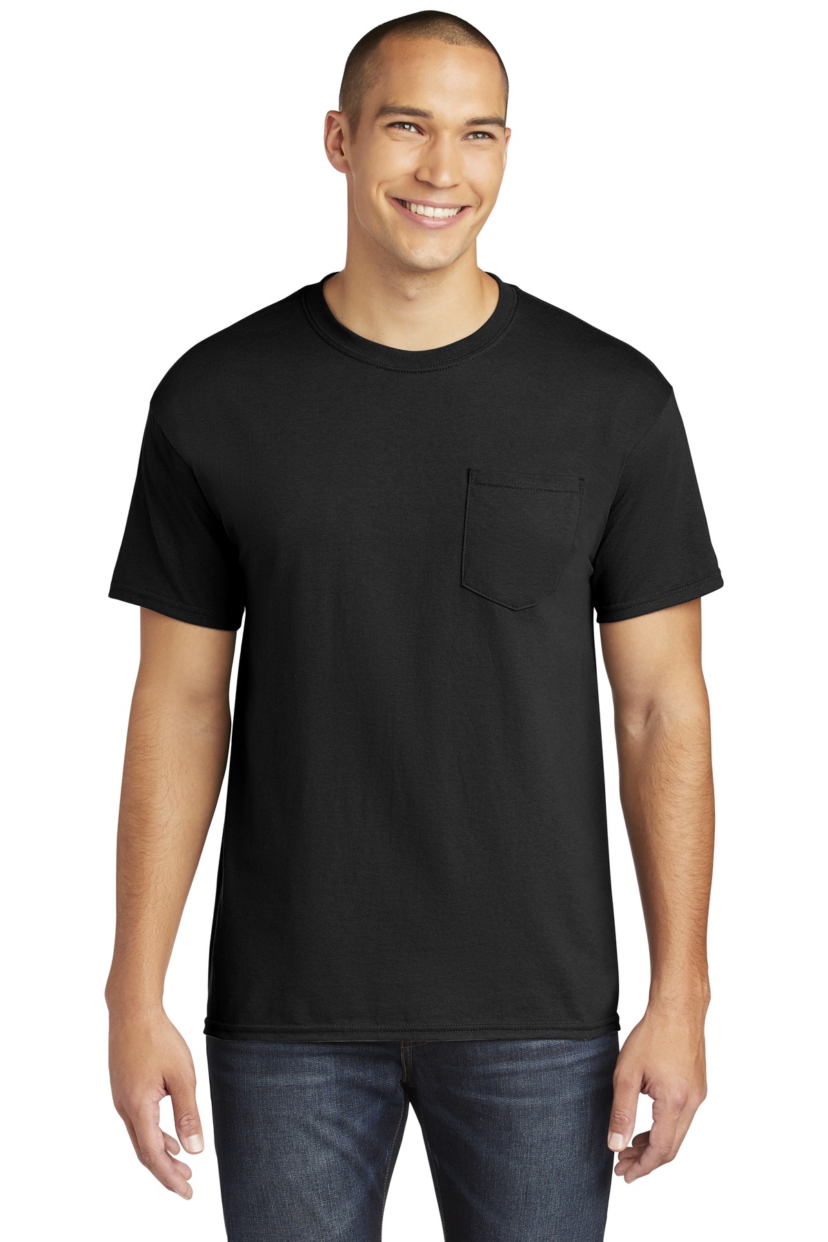Gildan ® Heavy Cotton  100% Cotton Pocket T-Shirt. 5300