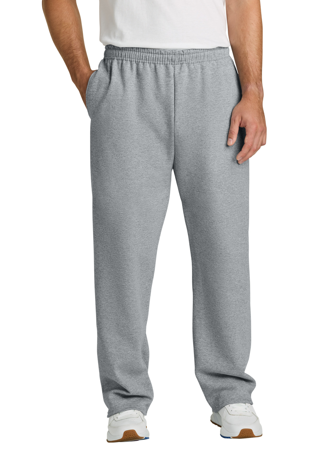 Jerzees ® NuBlend ® Open Bottom Pant with Pockets. 974MP