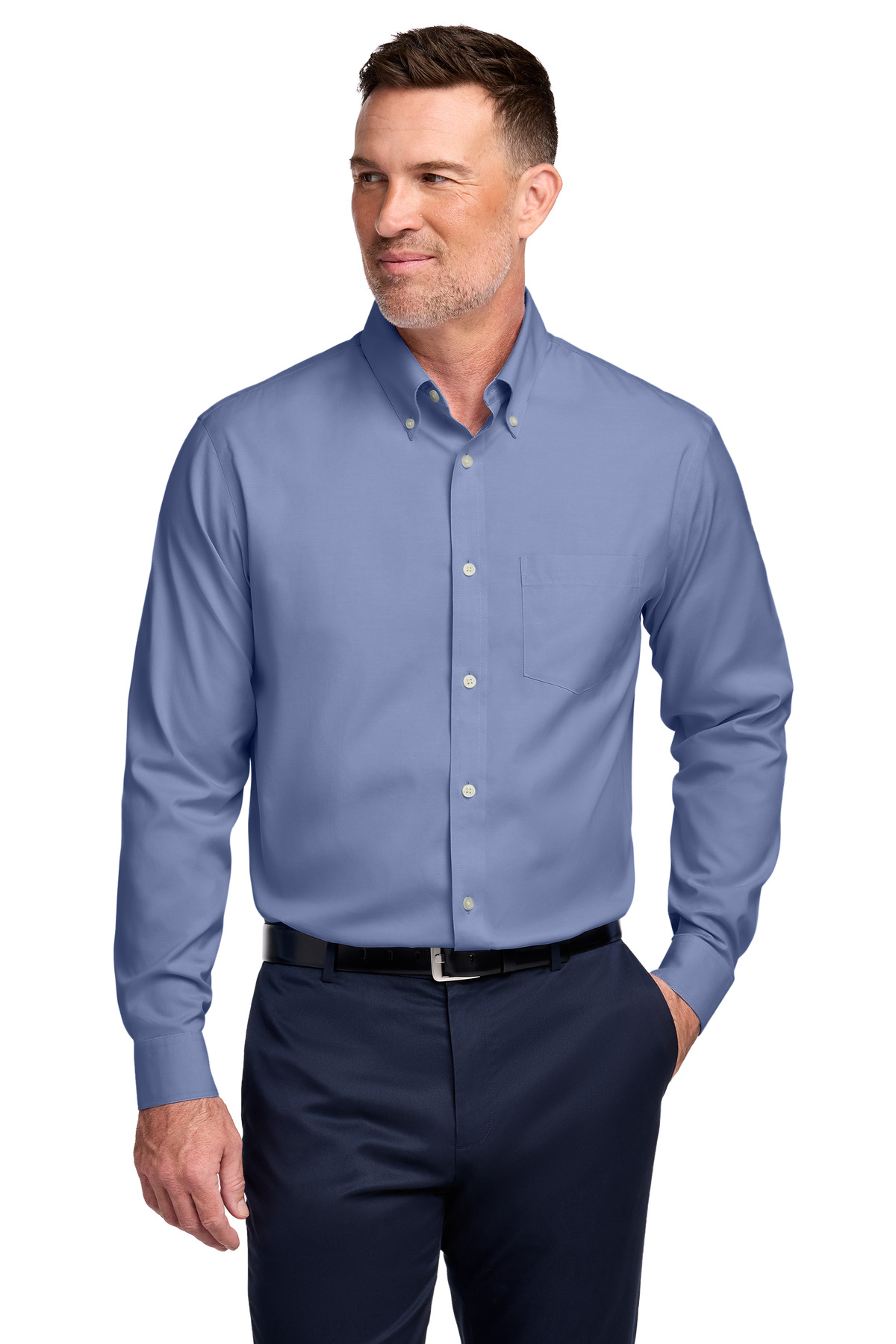 Brooks Brothers ® Wrinkle-Free Stretch Pinpoint Shirt BB18000
