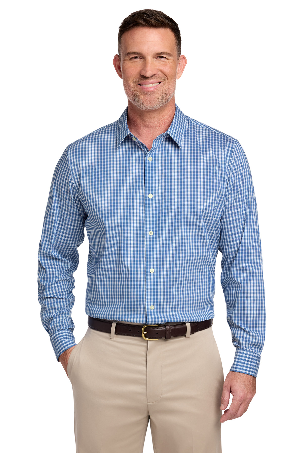 Brooks Brothers ® Tech Stretch Patterned Shirt BB18006