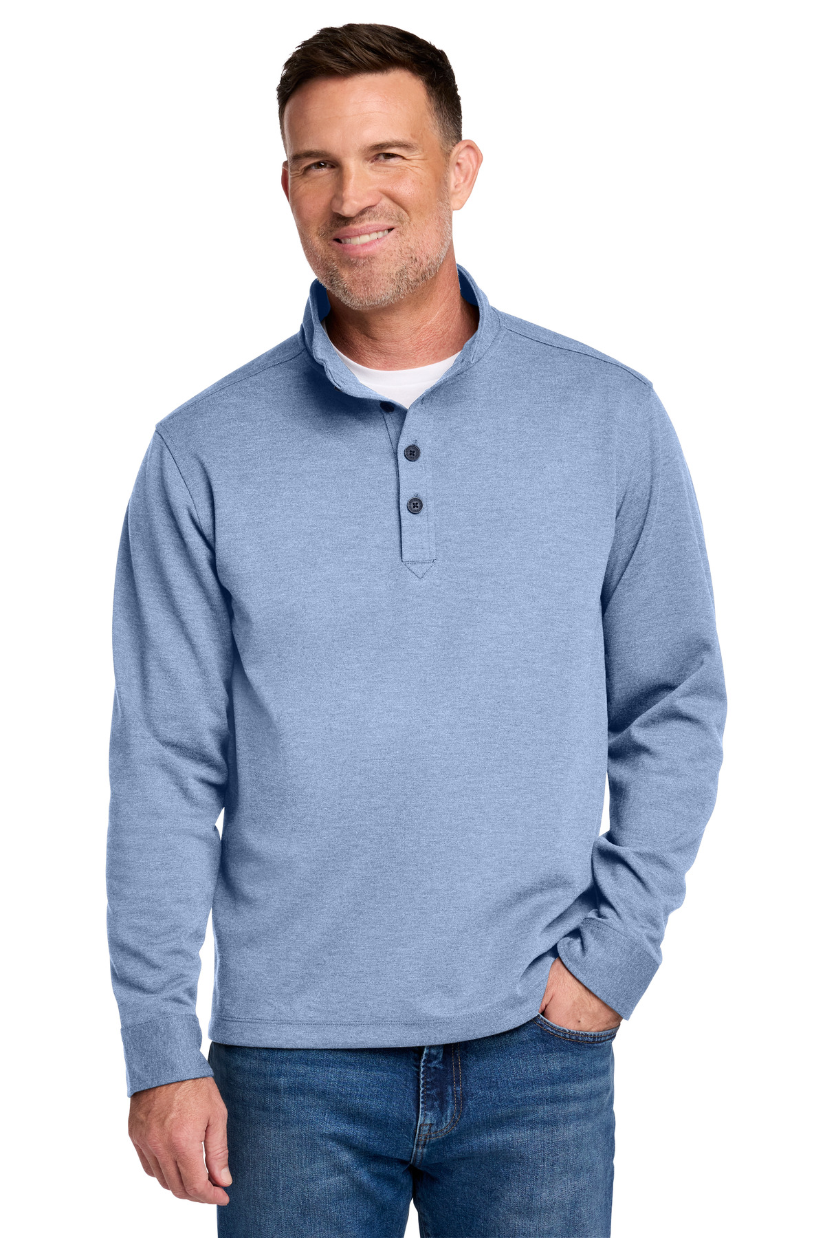 Brooks Brothers ® Mid-Layer Stretch 1/2-Button BB18202