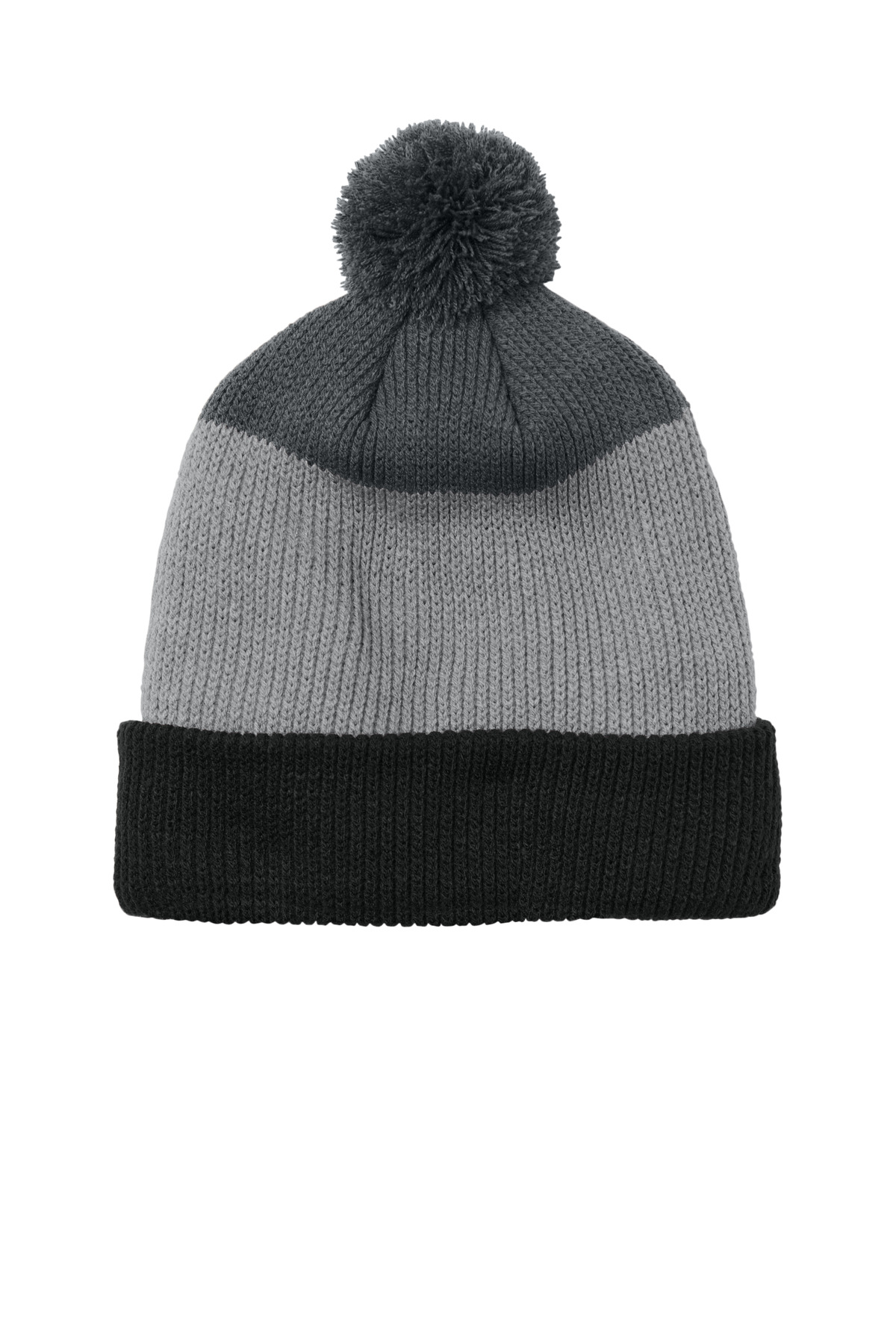 Port Authority ® Cozy Striped Pom Beanie C979