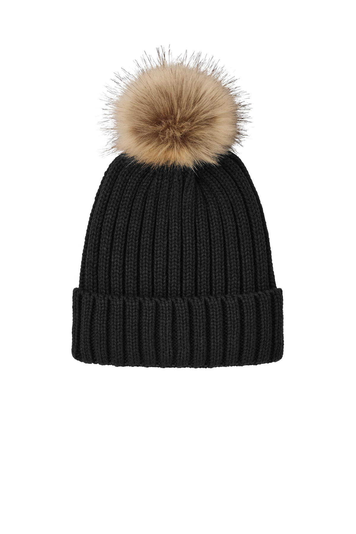 Port Authority ® Faux Fur Pom Beanie C990