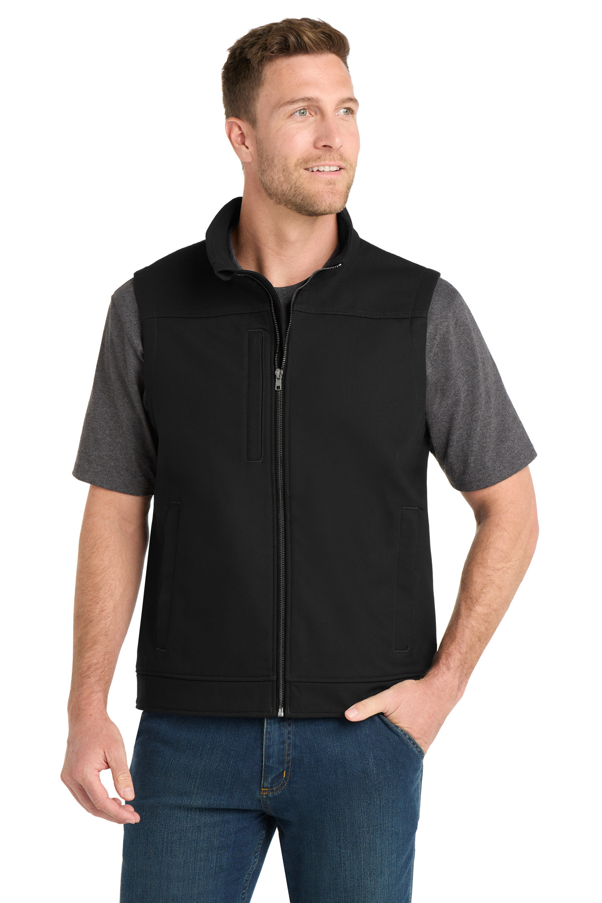 CornerStone ® Duck Bonded Soft Shell Vest CSV60