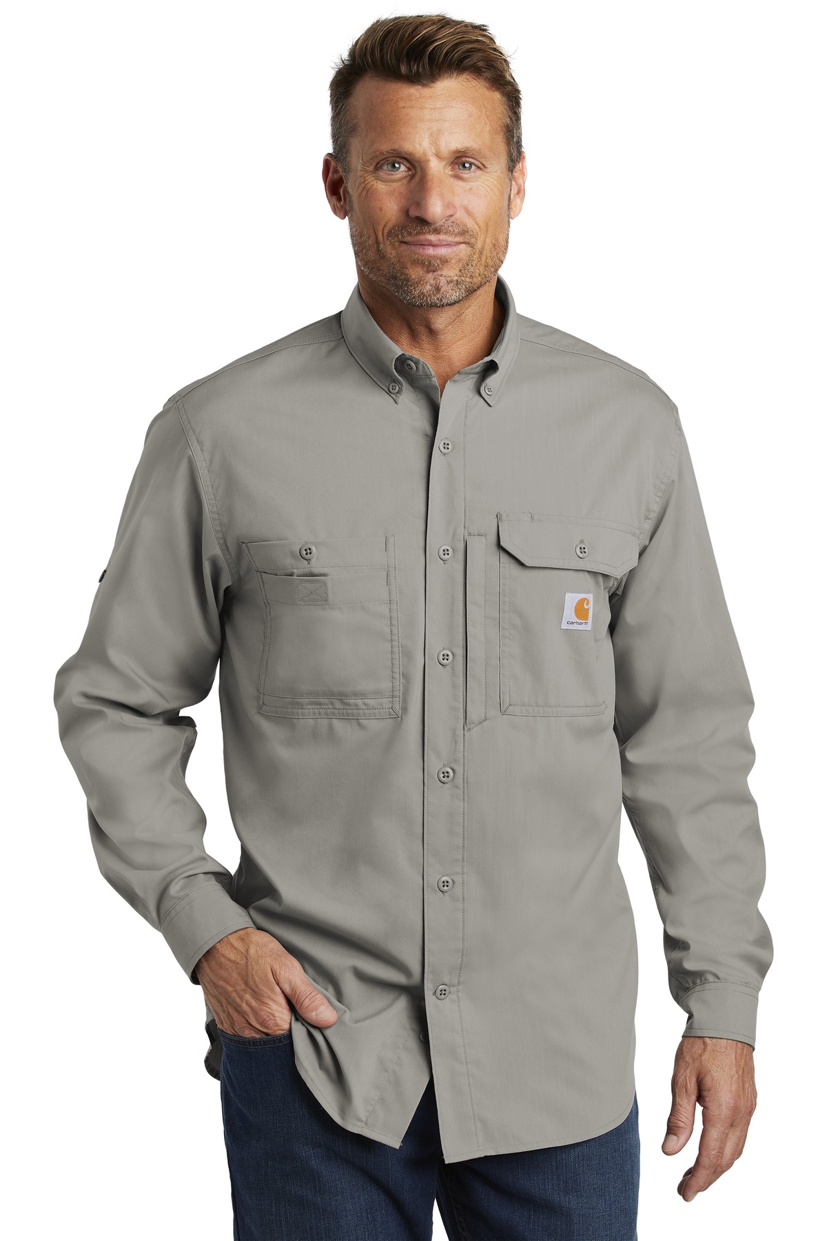 Carhartt Force ® Ridgefield Solid Long Sleeve Shirt. CT102418