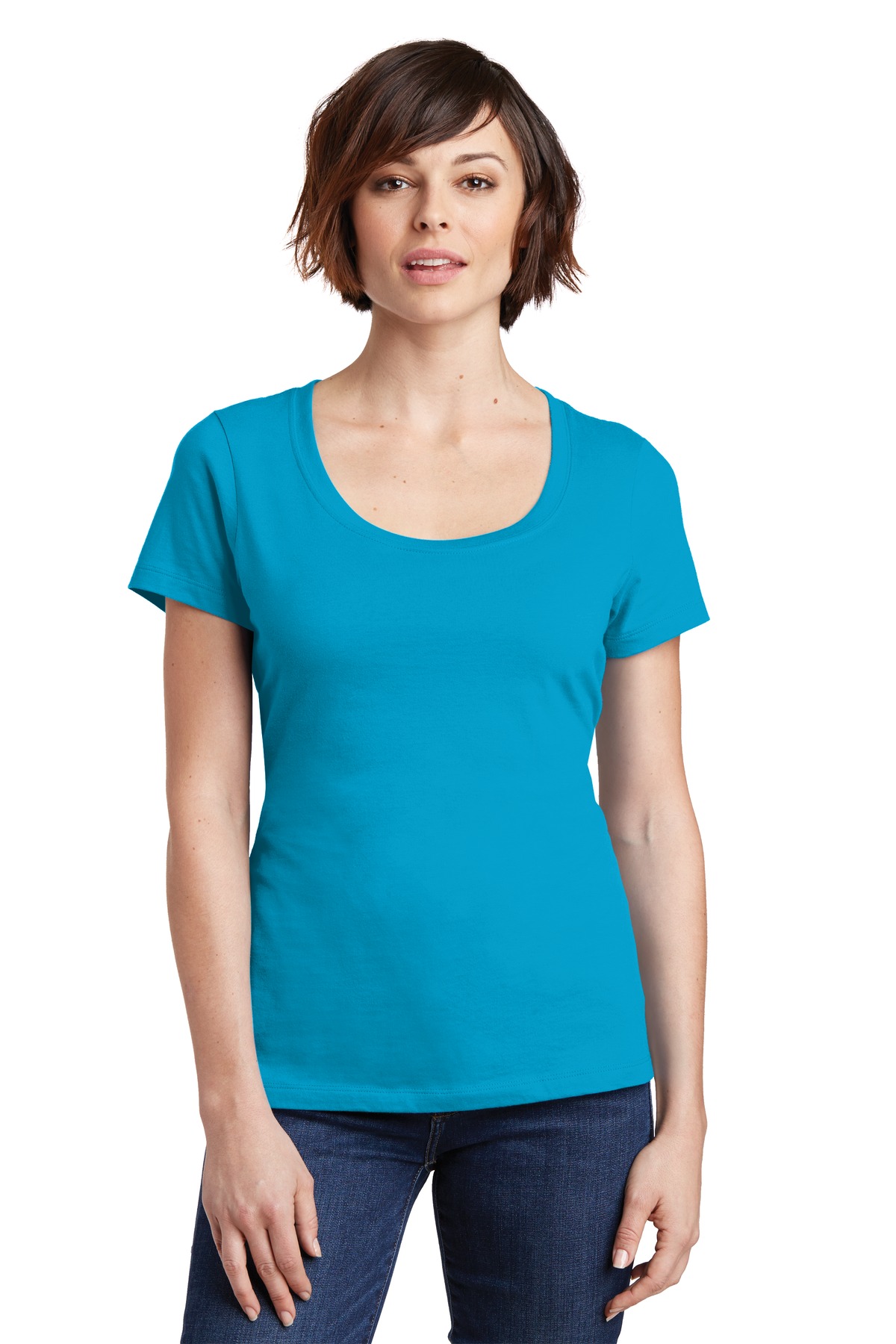 District ® Women's Perfect Weight ® Scoop Tee. DM106L