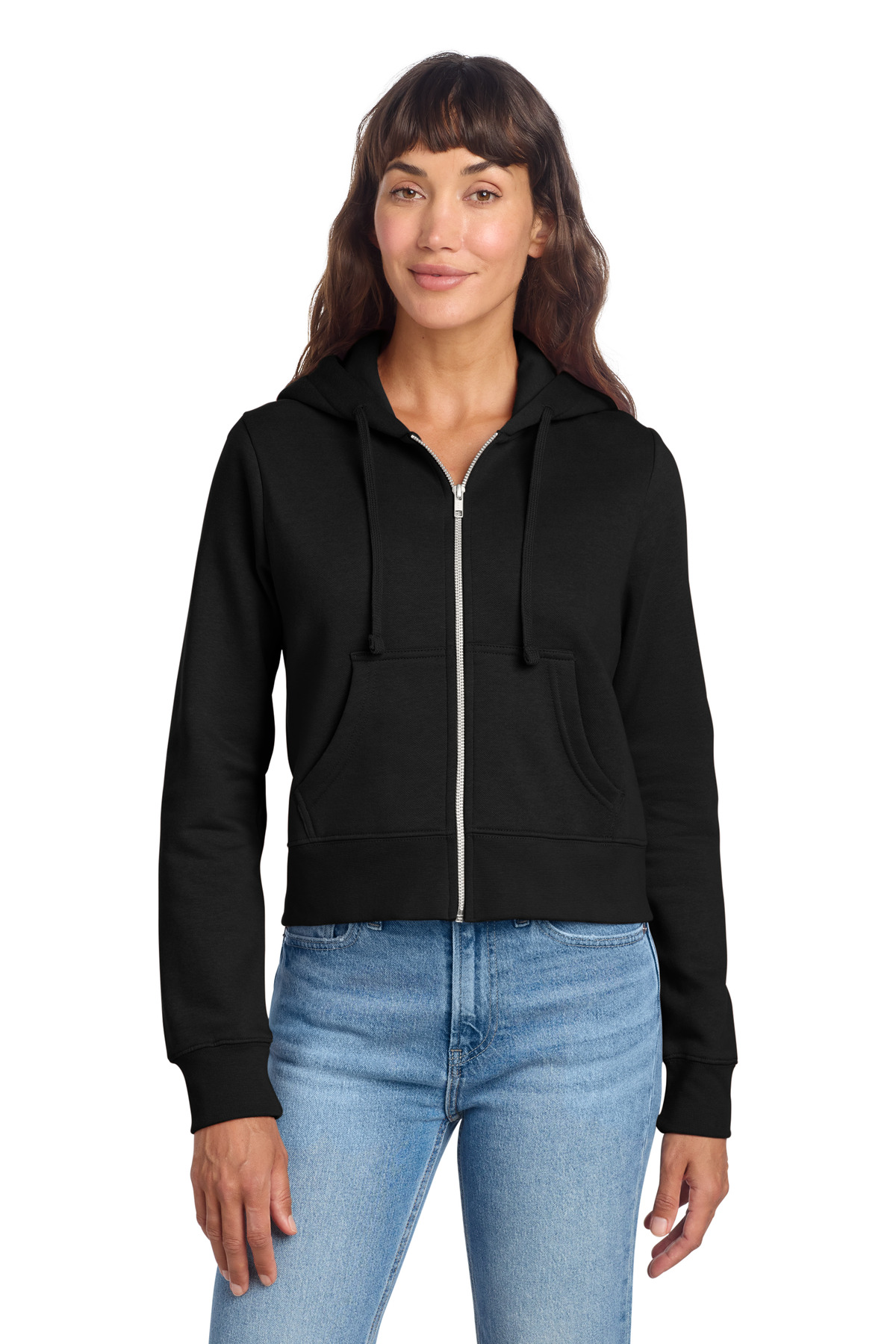 District ® Women's V.I.T.  Fleece Full-Zip Hoodie DT6103