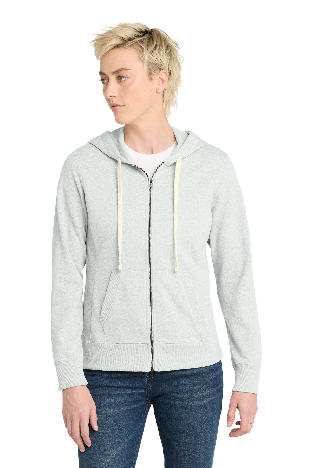 District ® Women's Re-Fleece  Full-Zip Hoodie DT8103