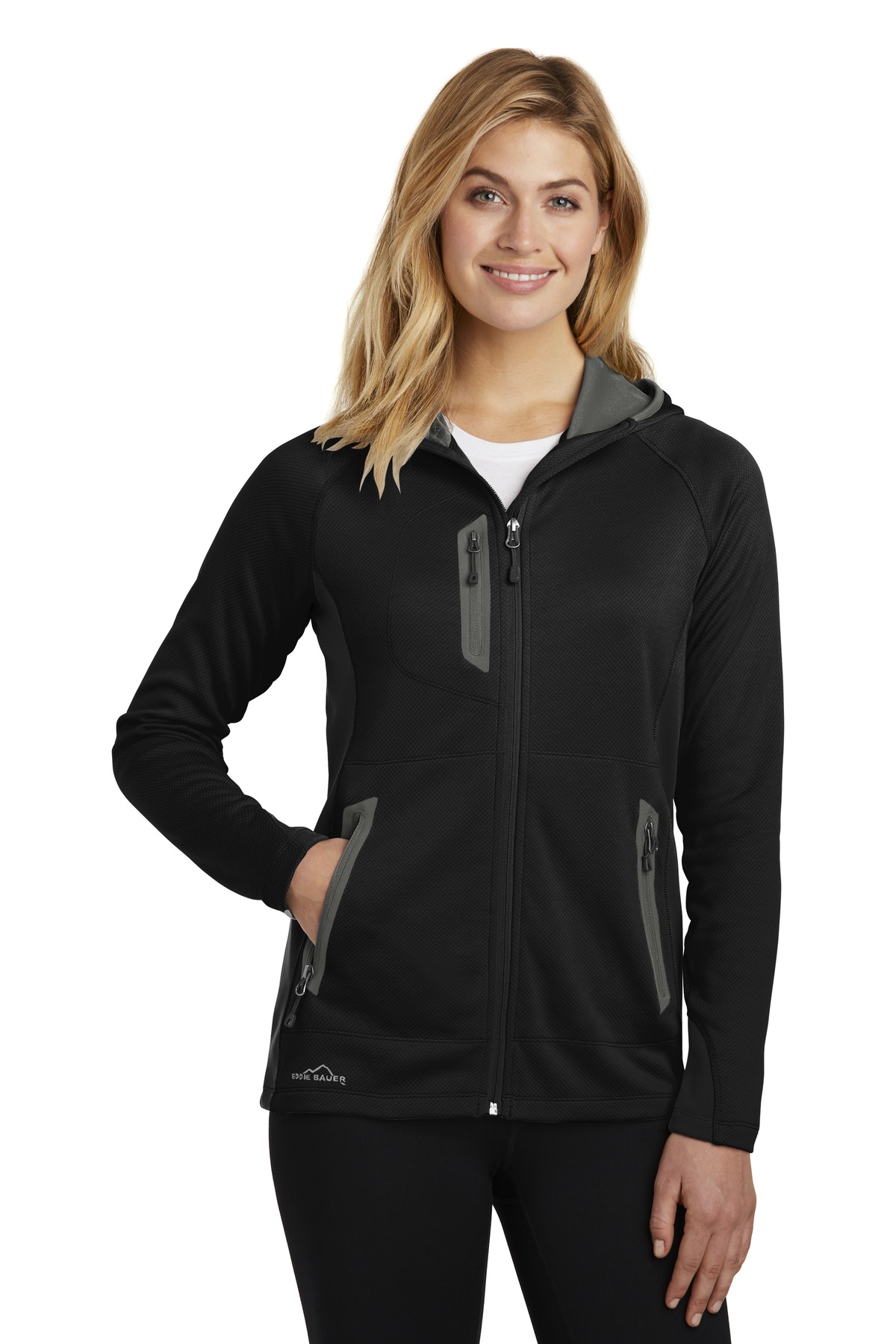 Eddie Bauer ® Women's Sport Hooded Full-Zip Fleece Jacket. EB245