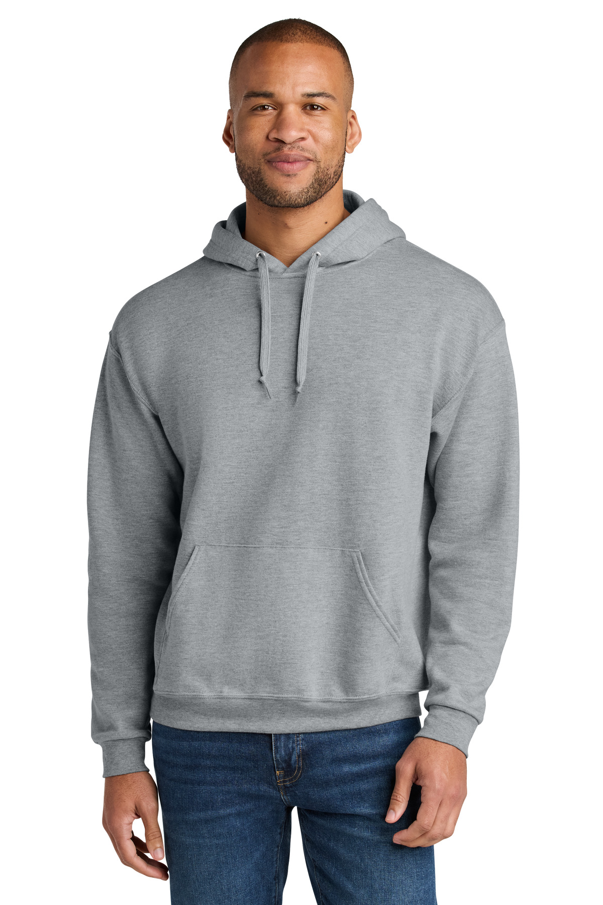 Jerzees Ultimate  Unisex CVC Ring Spun Hooded Sweatshirt IC49M