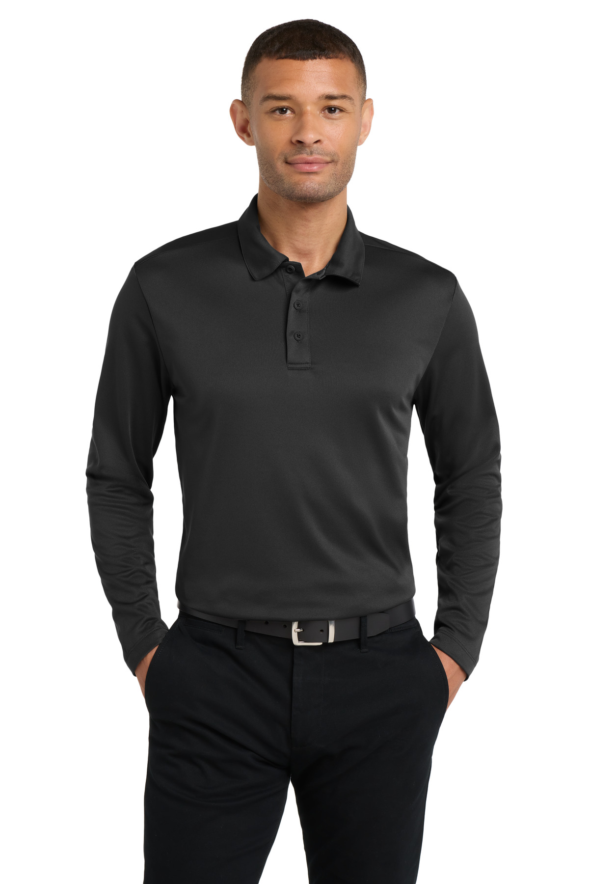 Port Authority ® Silk Touch Performance Long Sleeve Polo. K540LS