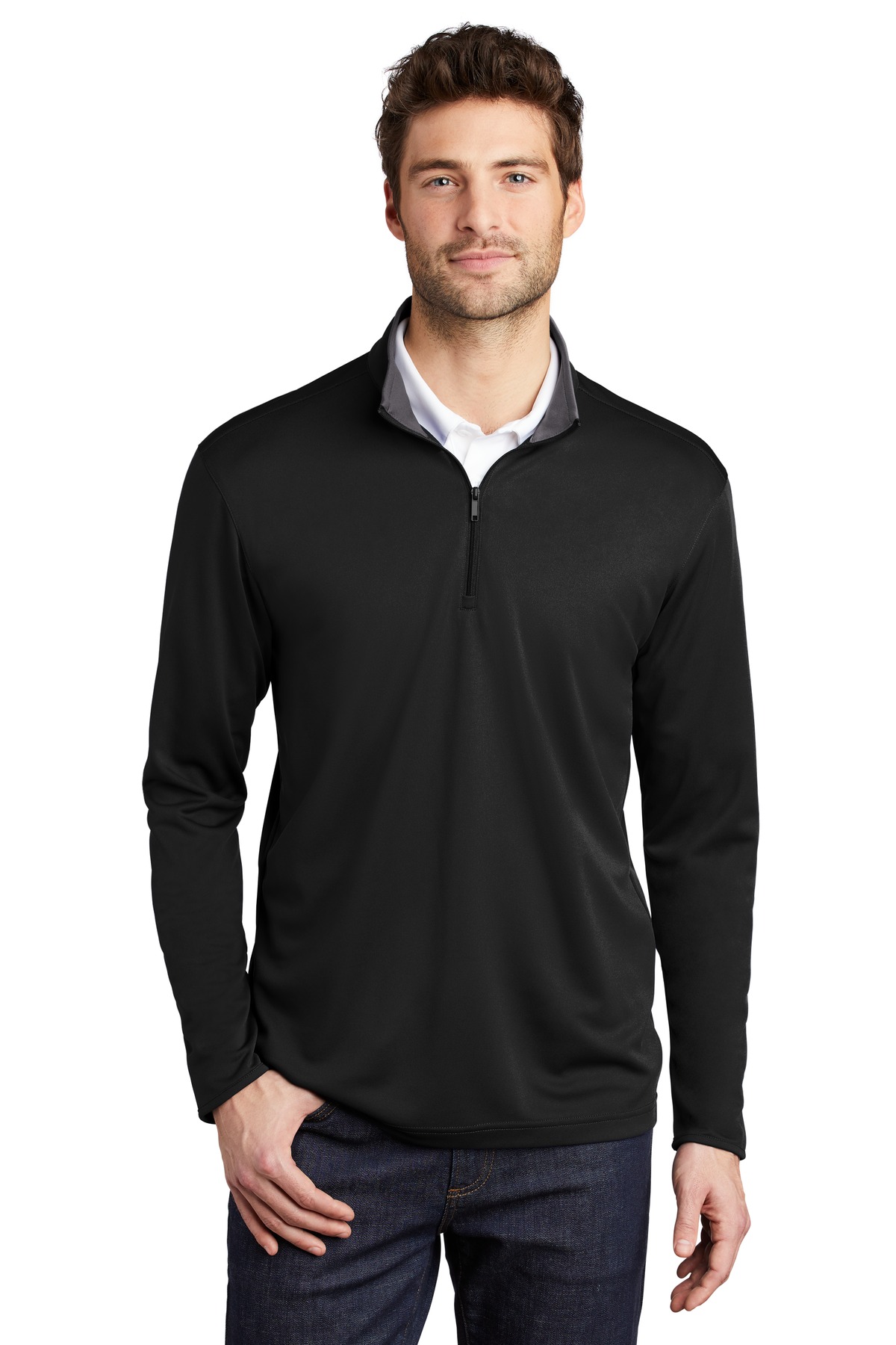 Port Authority ® Silk Touch  Performance 1/4-Zip K584