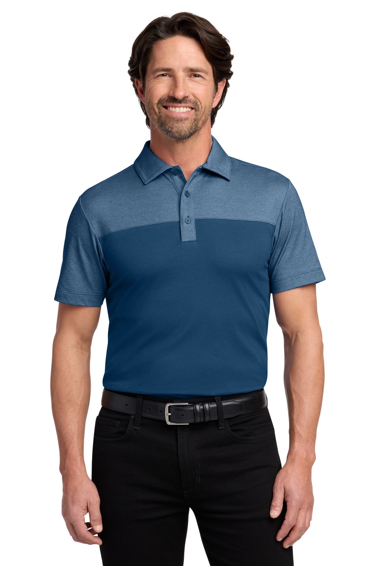 Port Authority ® Fine Pique Blend Blocked Polo K831