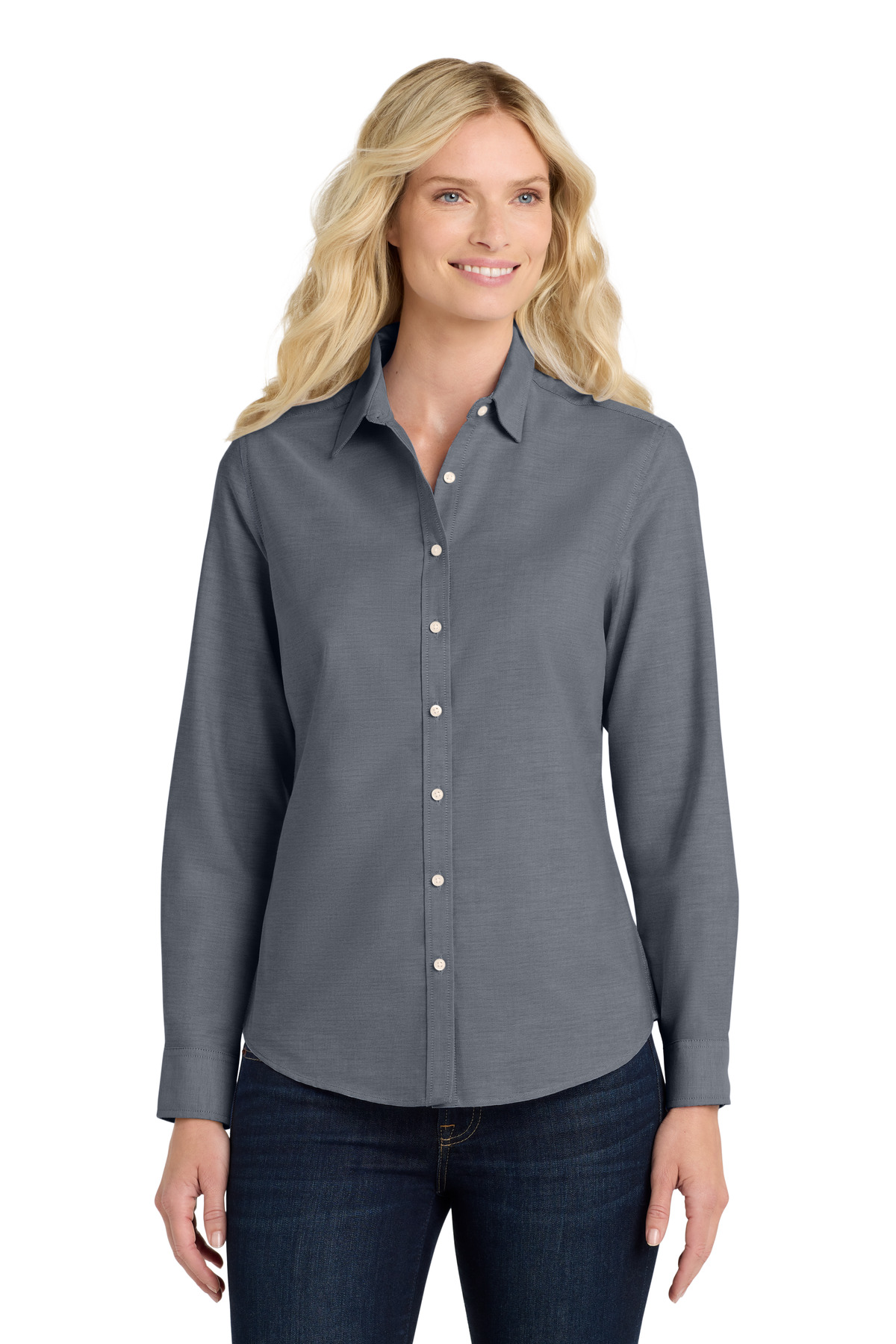 Port Authority ® Women's SuperPro  Oxford Shirt. L658