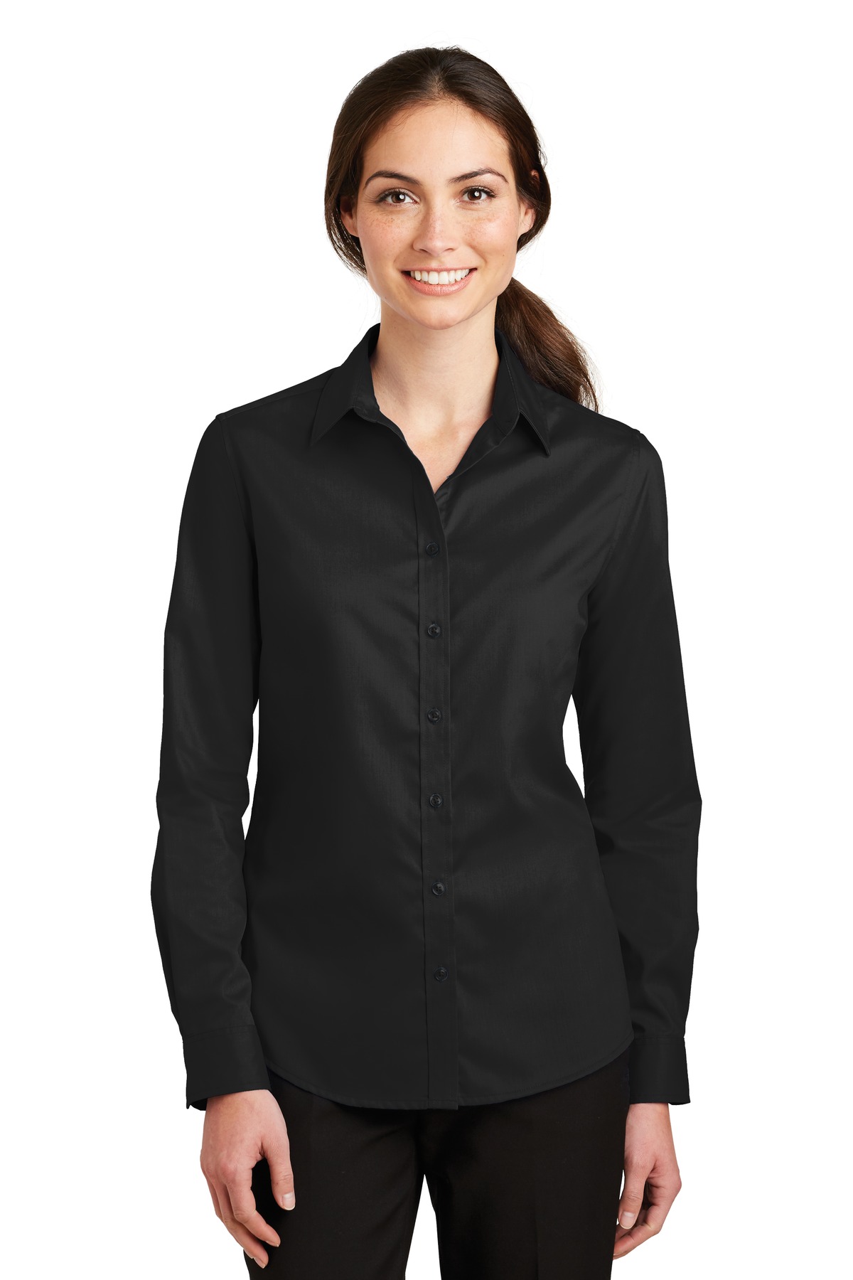 Port Authority ® Women's SuperPro  Twill Shirt. L663