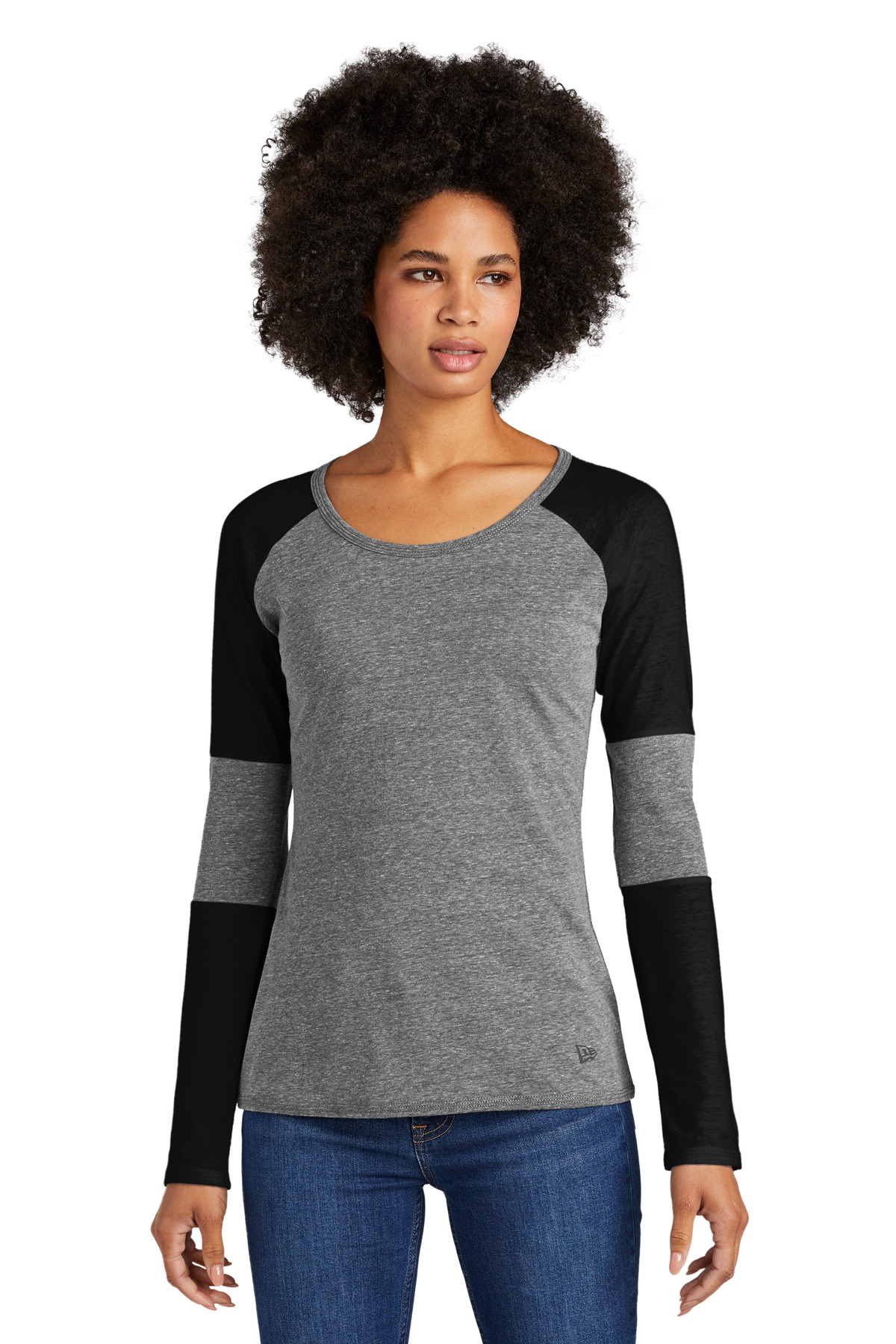New Era ® Ladies Tri-Blend Performance Baseball Tee. LNEA132