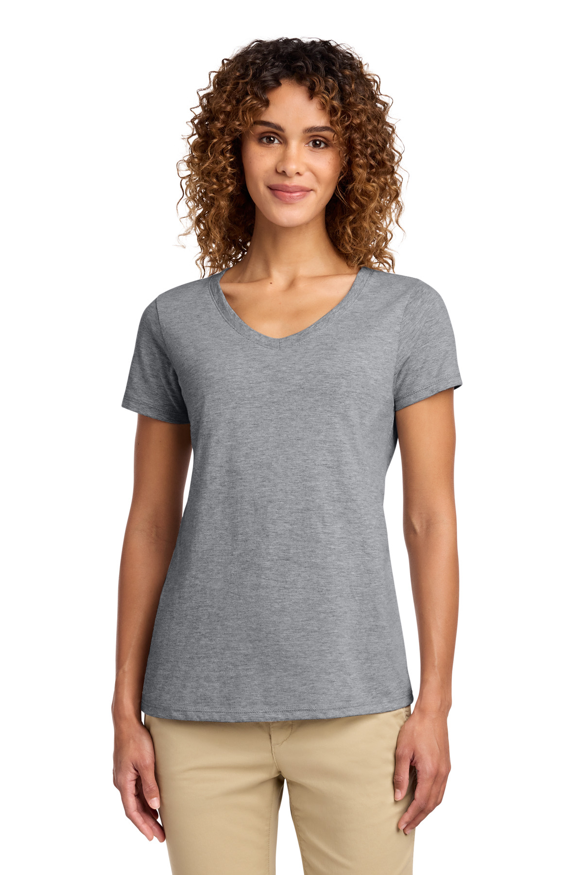 Port & Co  Women's Fan Favorite V-Neck Tee. LPC450V