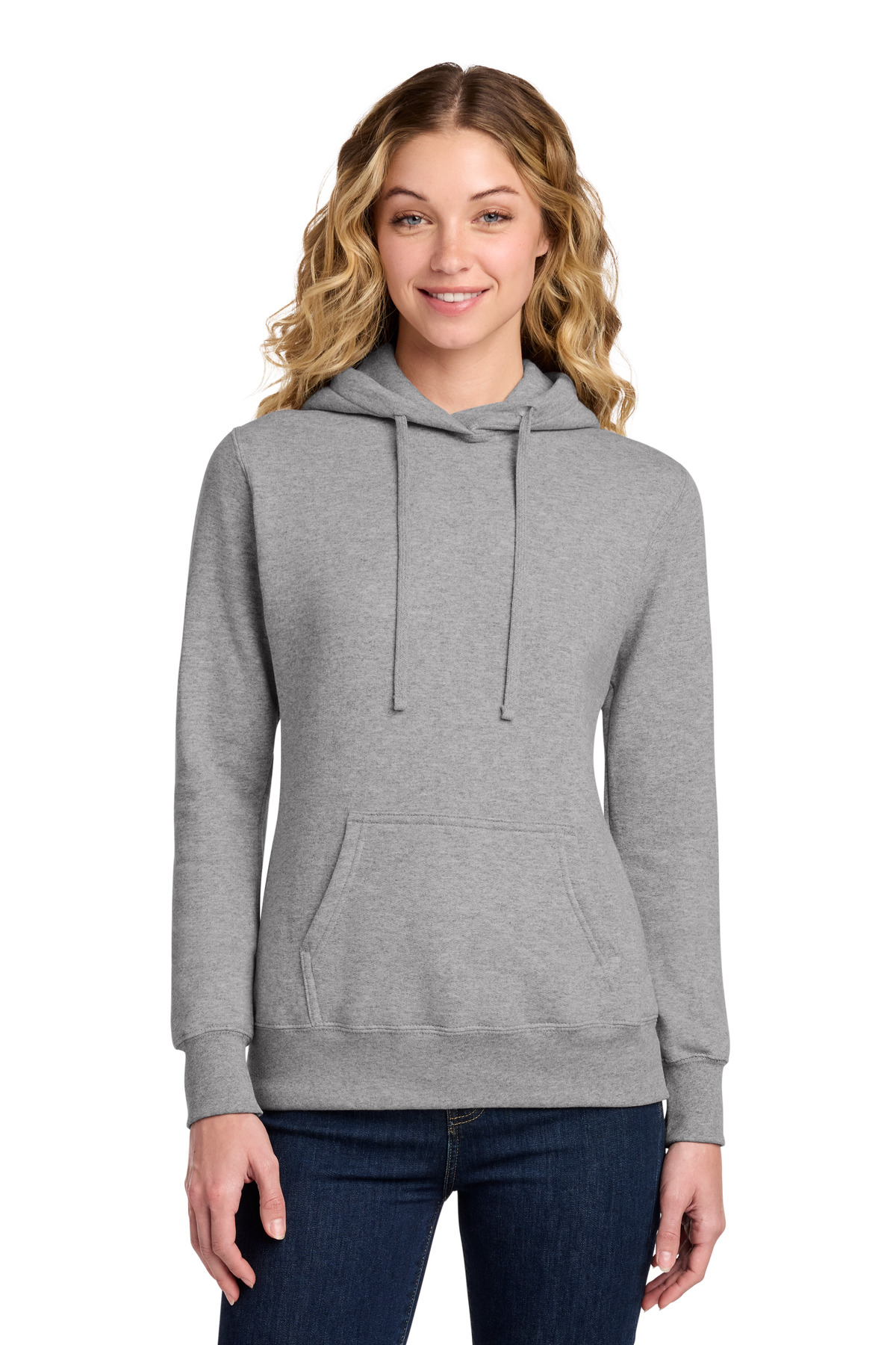 Port & Co  Women's Core Fleece Pullover Hooded Sweatshirt LPC78H