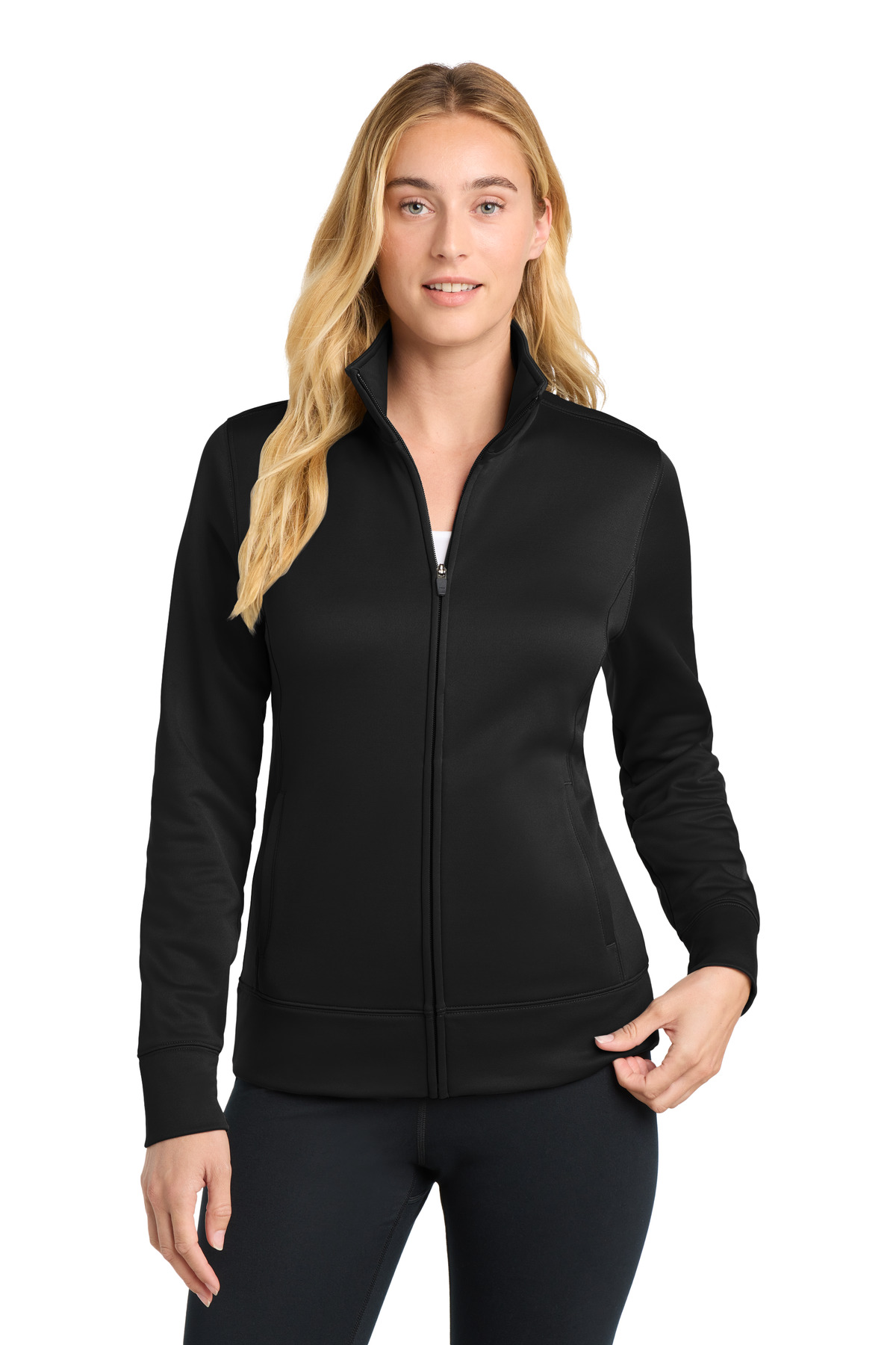 Sport-Tek ® Women's Sport-Wick ® Fleece Full-Zip Jacket. LST241