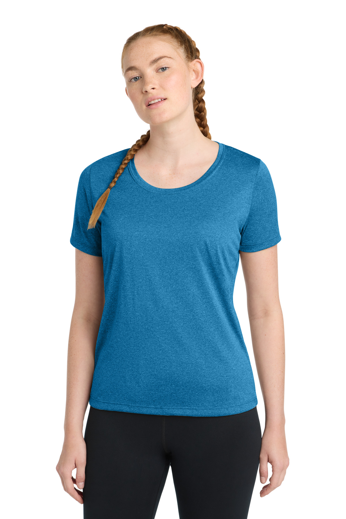 Sport-Tek ® Women's Heather Contender  Scoop Neck Tee. LST360