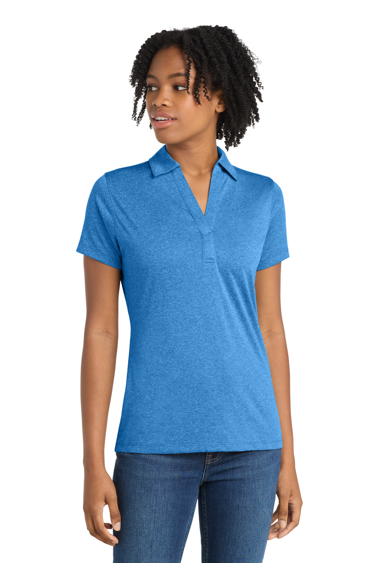 Sport-Tek ® Women's Heather Contender Polo. LST660