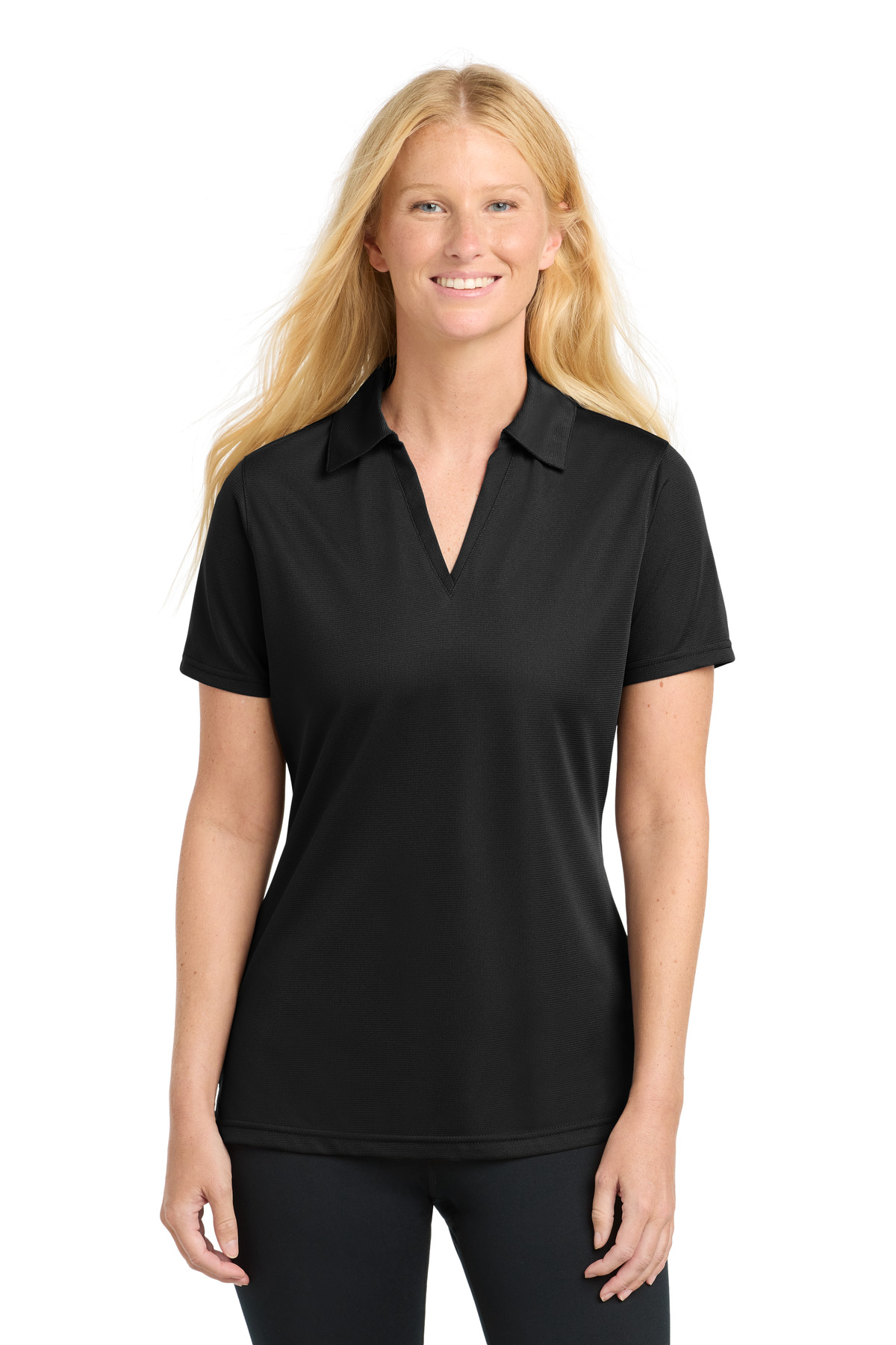 Sport-Tek ® Women's PosiCharge ® Active Textured Polo. LST690
