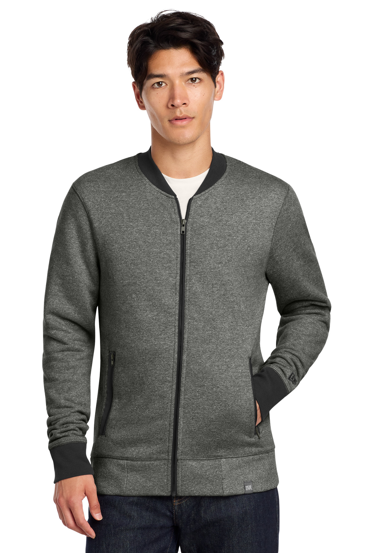 New Era ® French Terry Baseball Full-Zip. NEA503