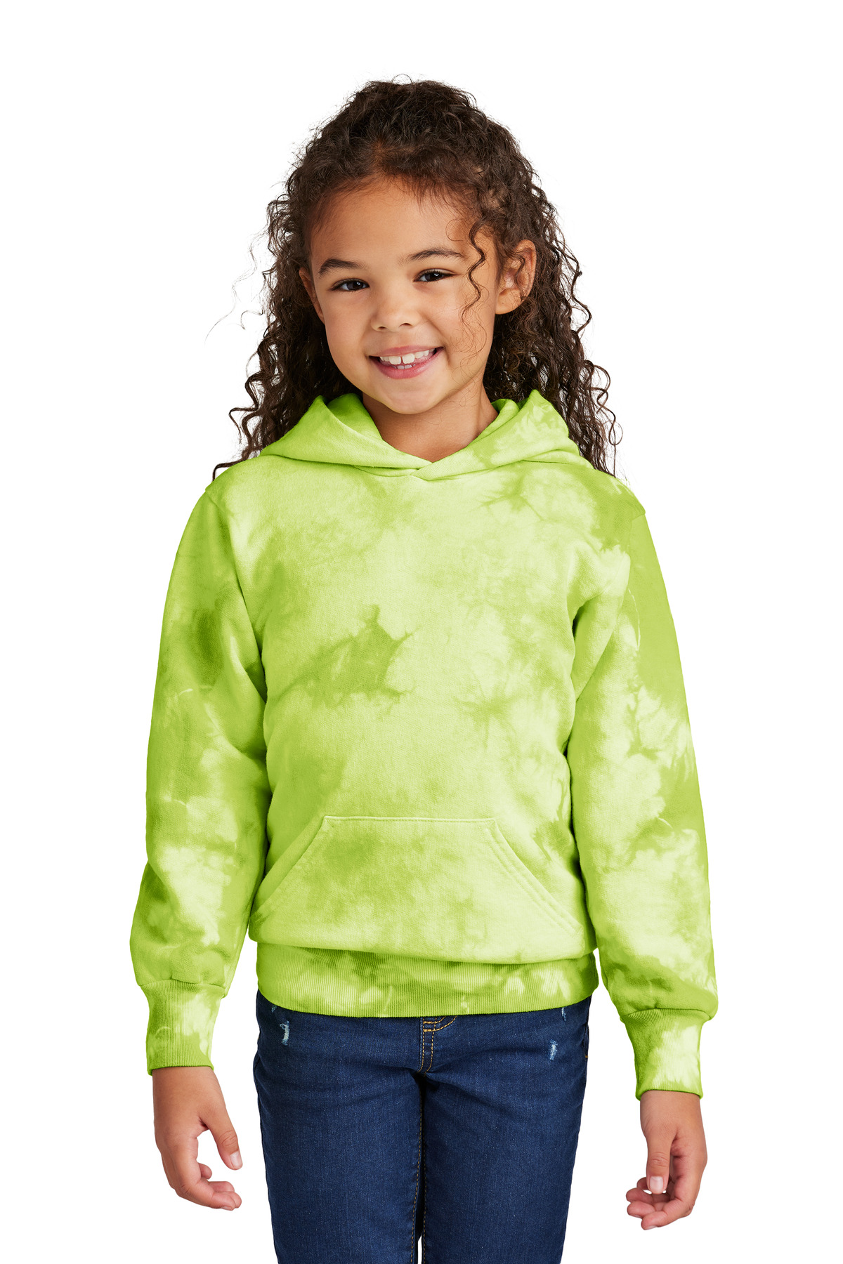 Port & Co  Youth Crystal Tie-Dye Pullover Hoodie PC144Y