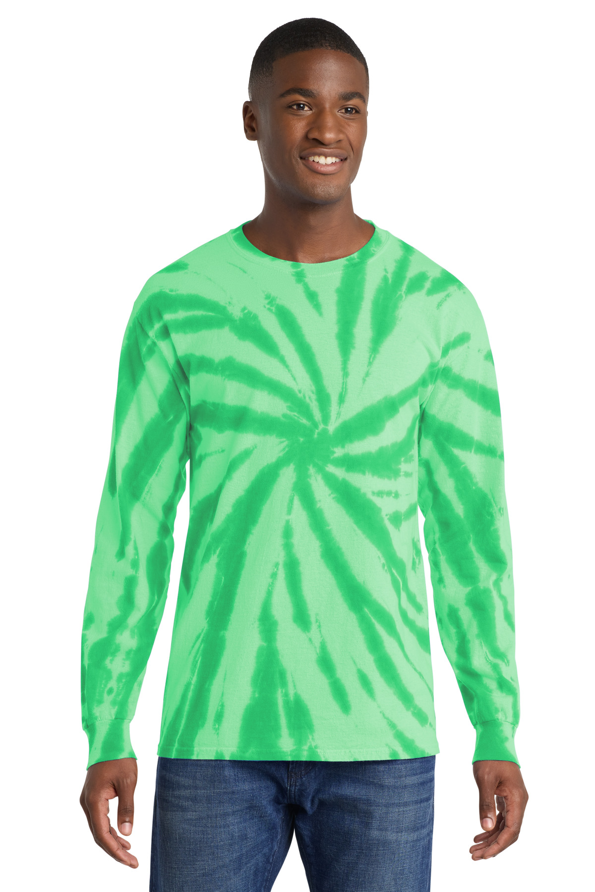 Port & Co  Tie-Dye Long Sleeve Tee. PC147LS
