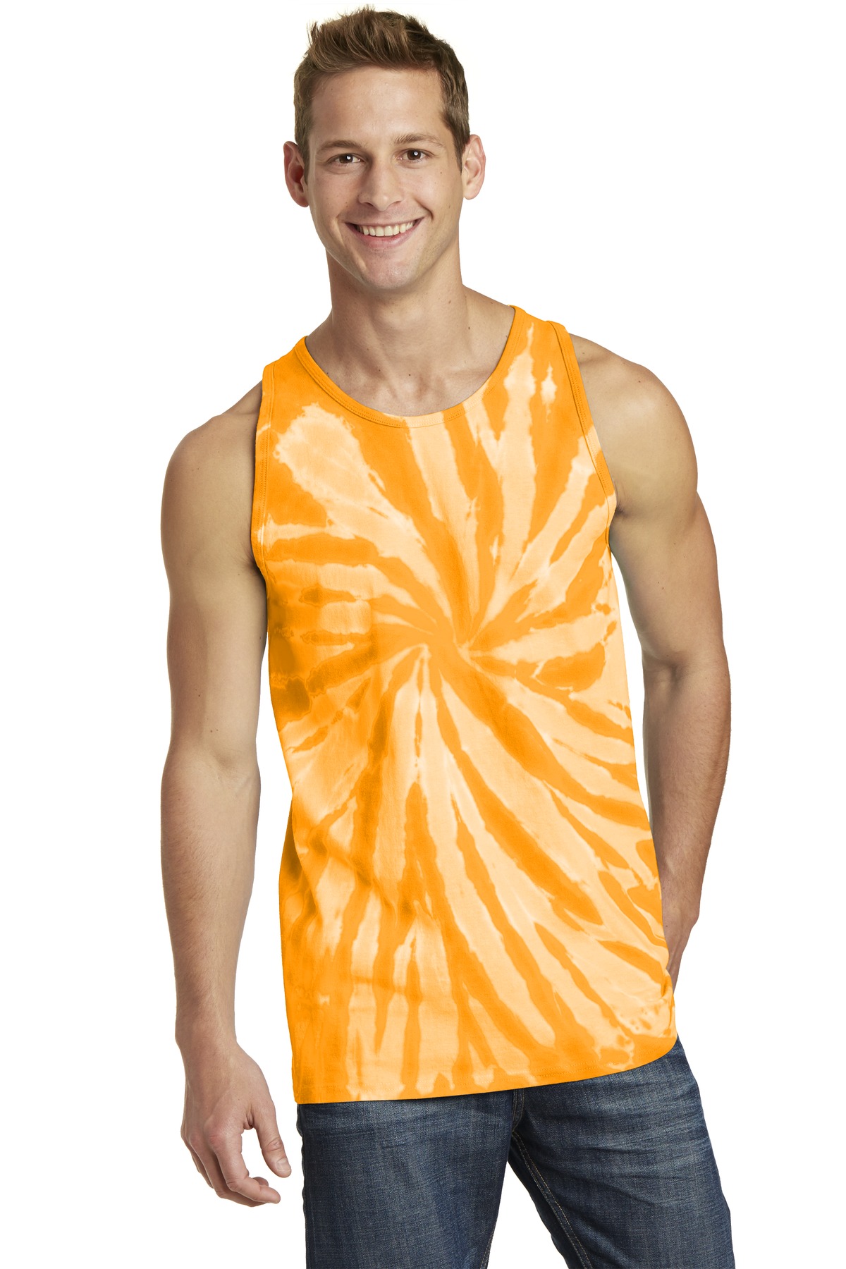 Port & Co  Tie-Dye Tank Top. PC147TT