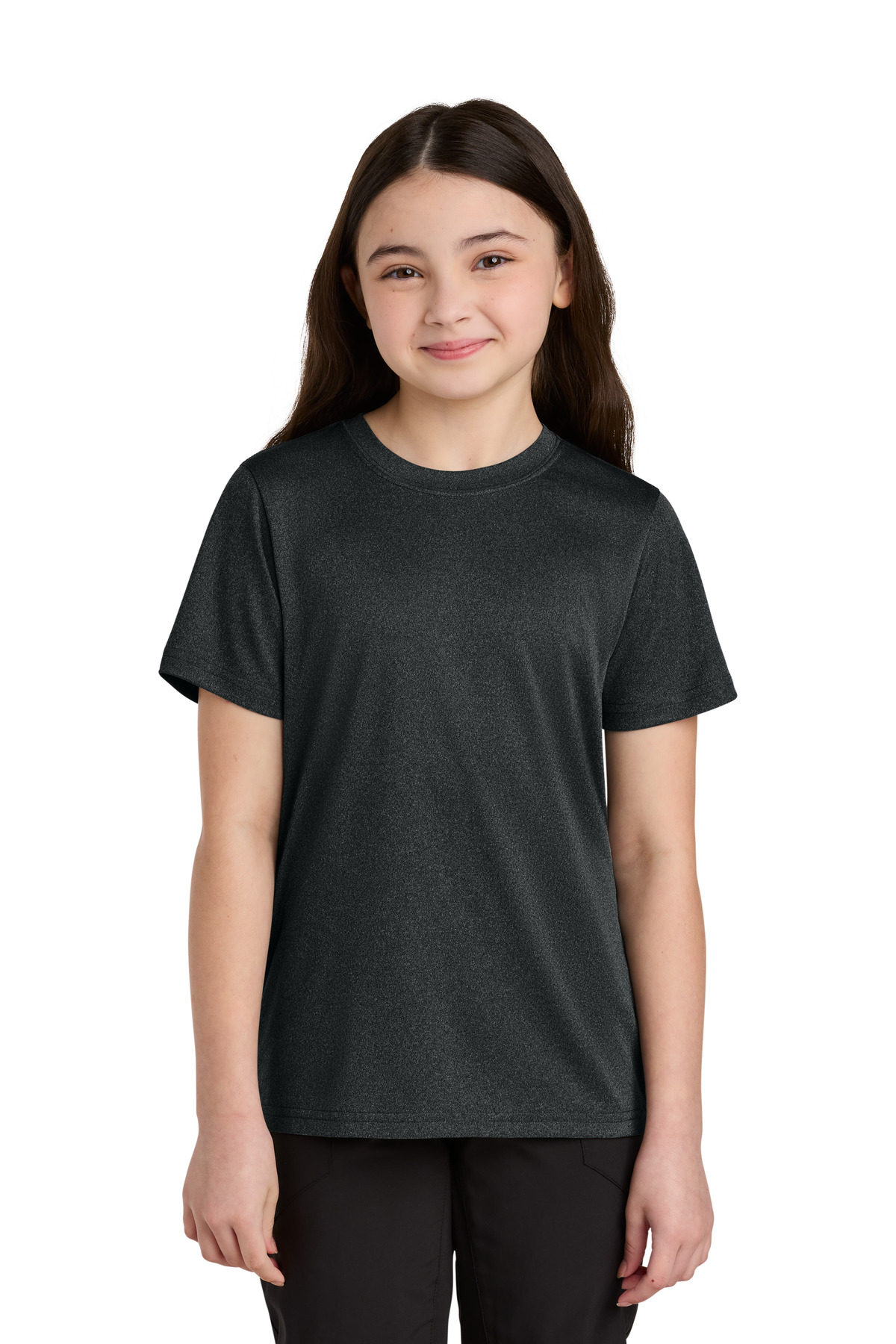 Port & Co  Youth Heather Performance Tee PC390Y