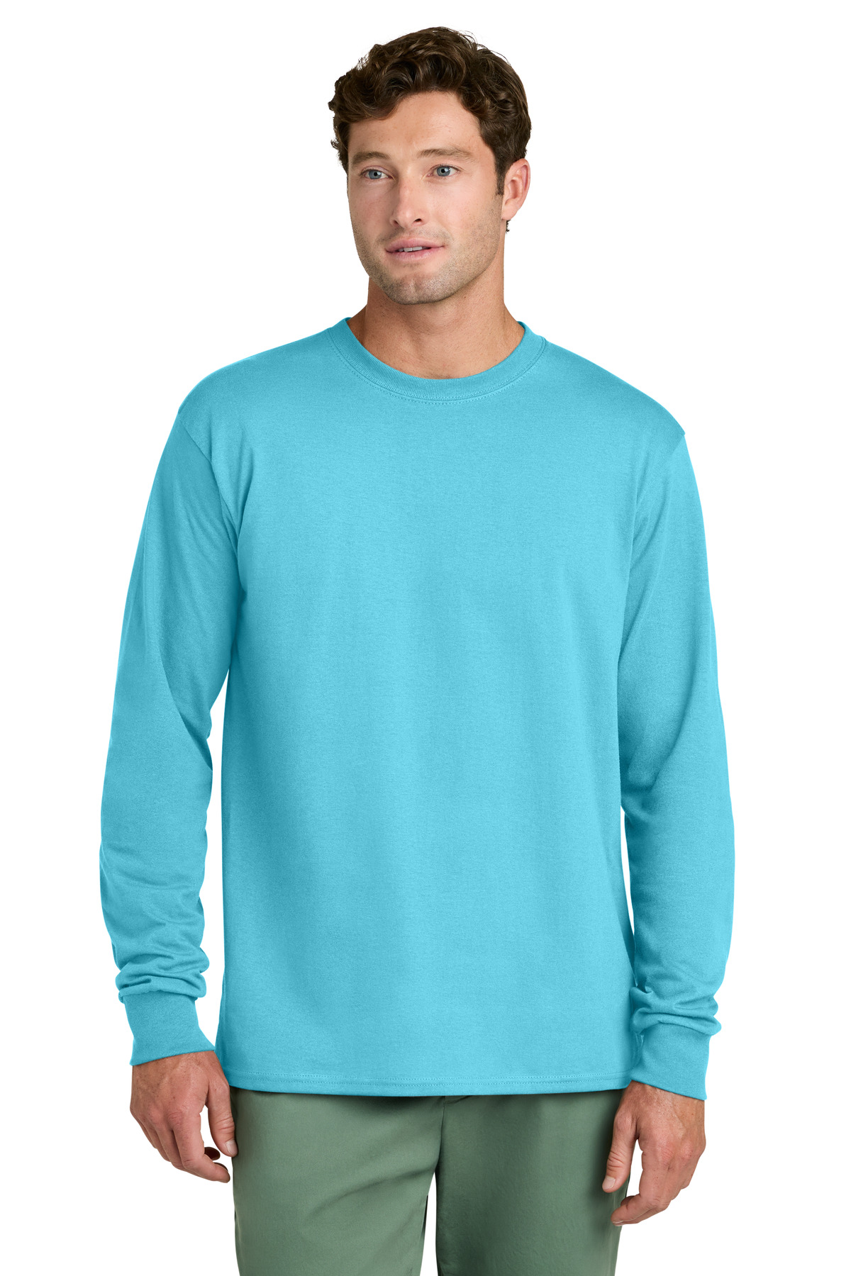 Port & Co  Long Sleeve Core Cotton Tee. PC54LS