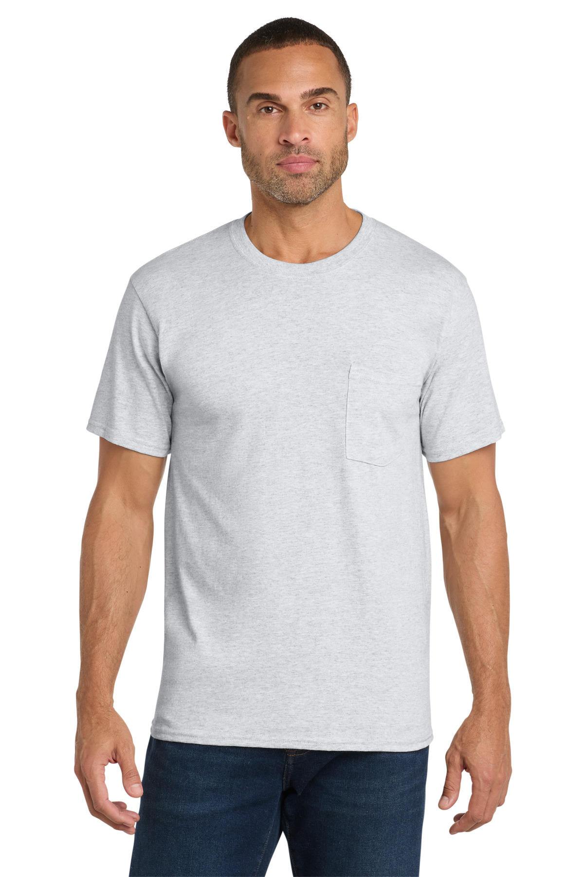 Port & Co  Core Cotton Pocket Tee. PC54P
