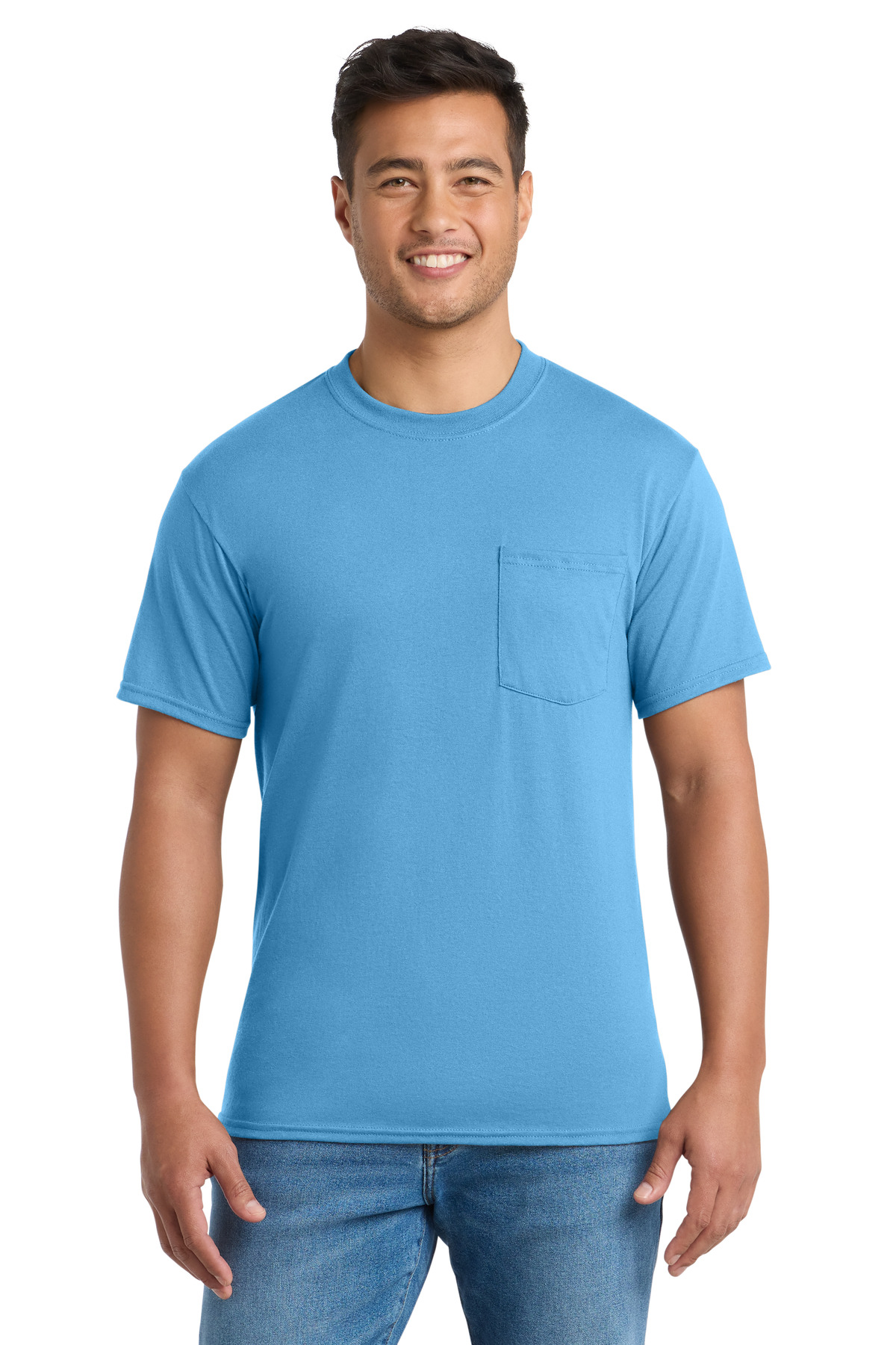 Port & Co  Tall Core Blend Pocket Tee. PC55PT