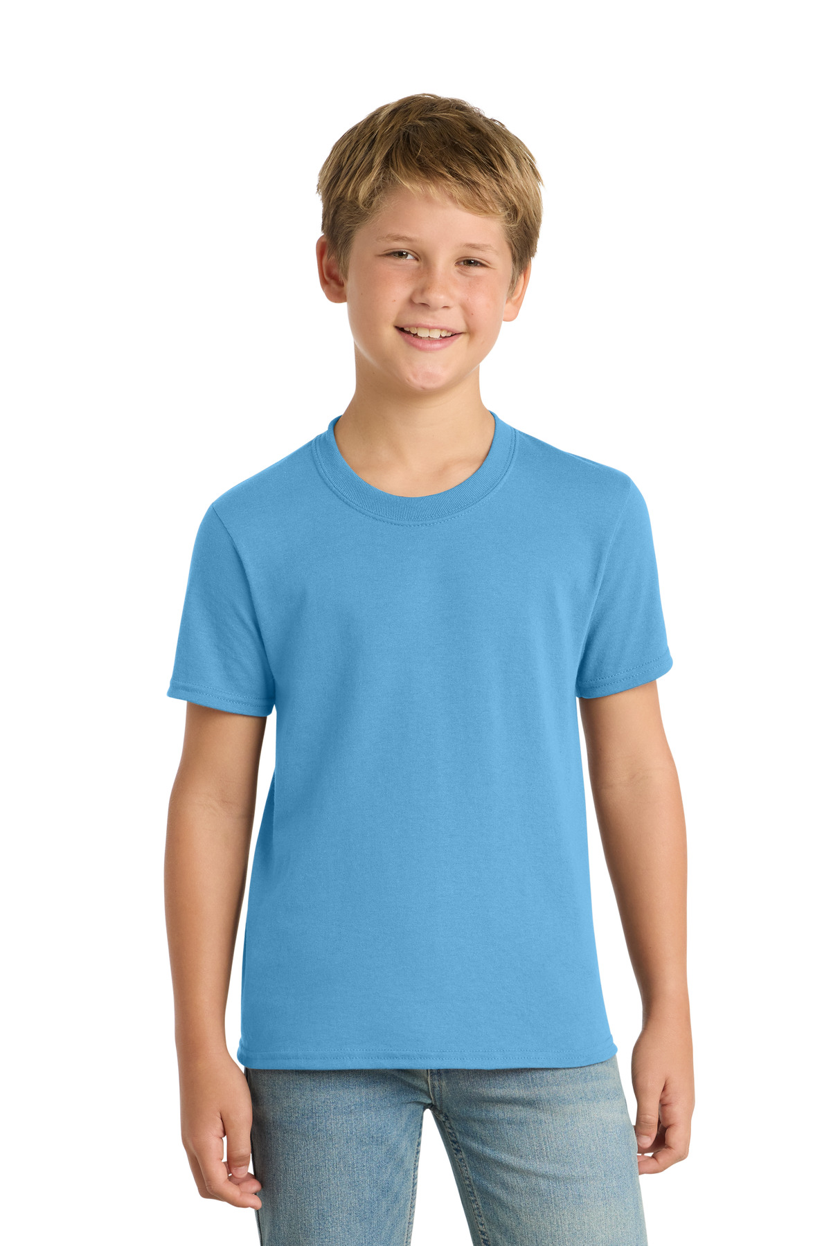Port & Co  Youth Core Blend Tee. PC55Y